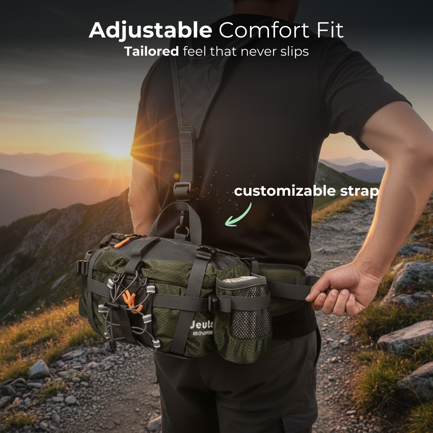 PeakQuest™ Unisex Outdoor Waist Bag