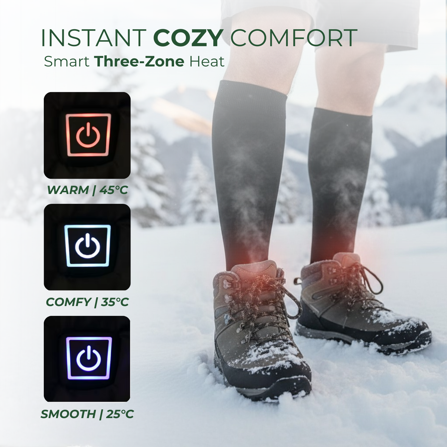HeatedPro™ Unisex Heated Winter Socks
