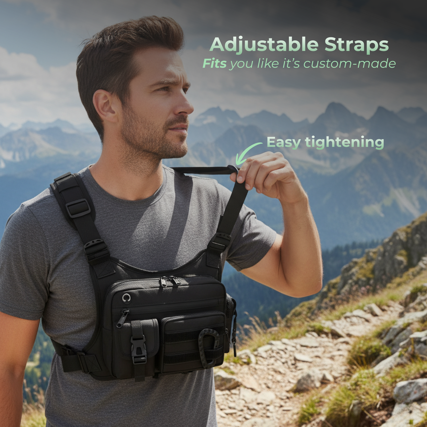 PeakGuard™ Men’s & Women’s Multi-Use Outdoor Chest Pack