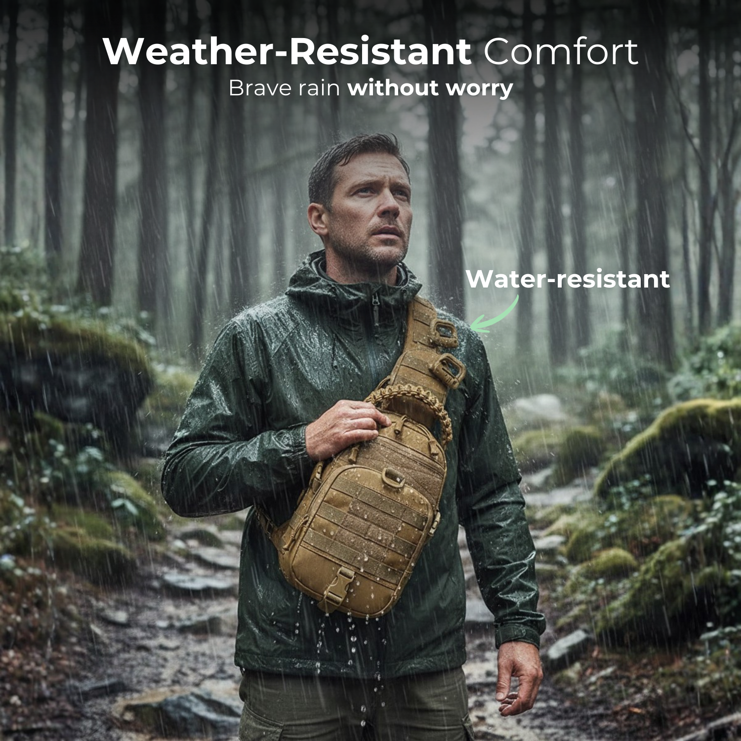 RidgeCore™ Men’s Tactical Outdoor Chest Bag