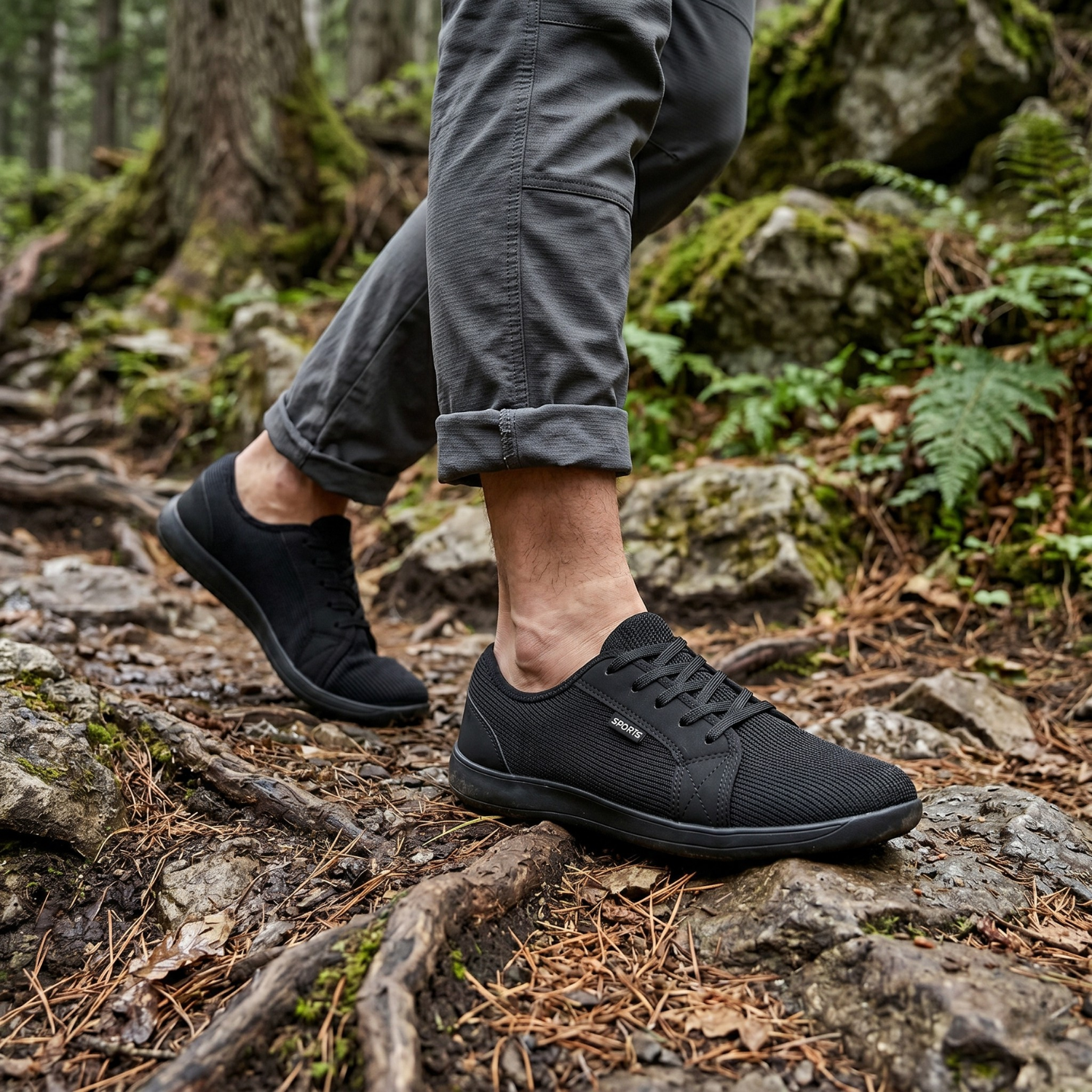 TerraBare™ Herren-Weitzehen-Wanderschuhe