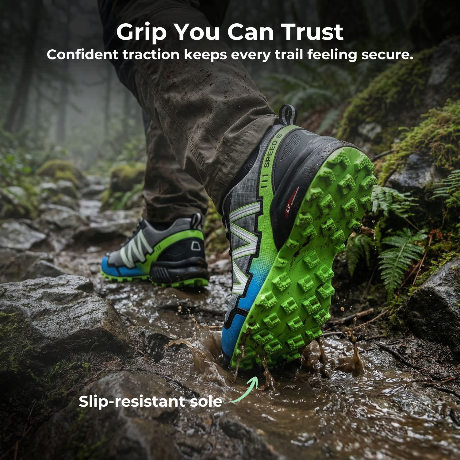 OrthoStride LightTrail — Orthopedic Hiking Shoes for Pain-Free Steps &amp; Natural Support (Unisex)