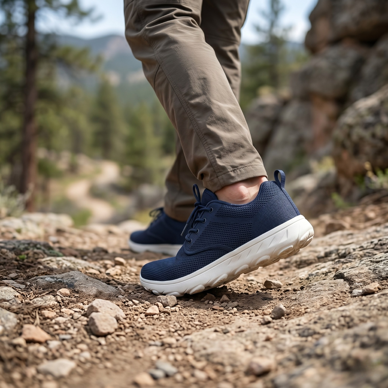 SummitEase™ Orthopädische Herren-Weitzehen-Wanderschuhe