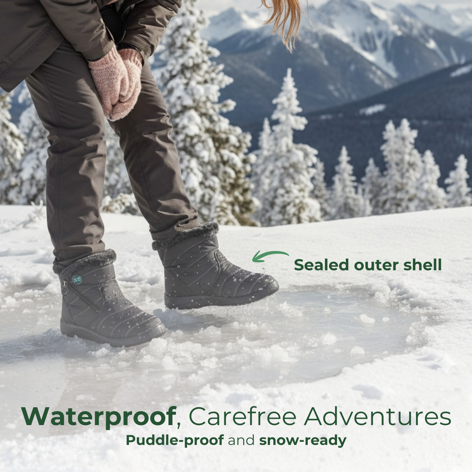 FrostTrek™ Women’s Waterproof Fleece-Lined Winter Boots