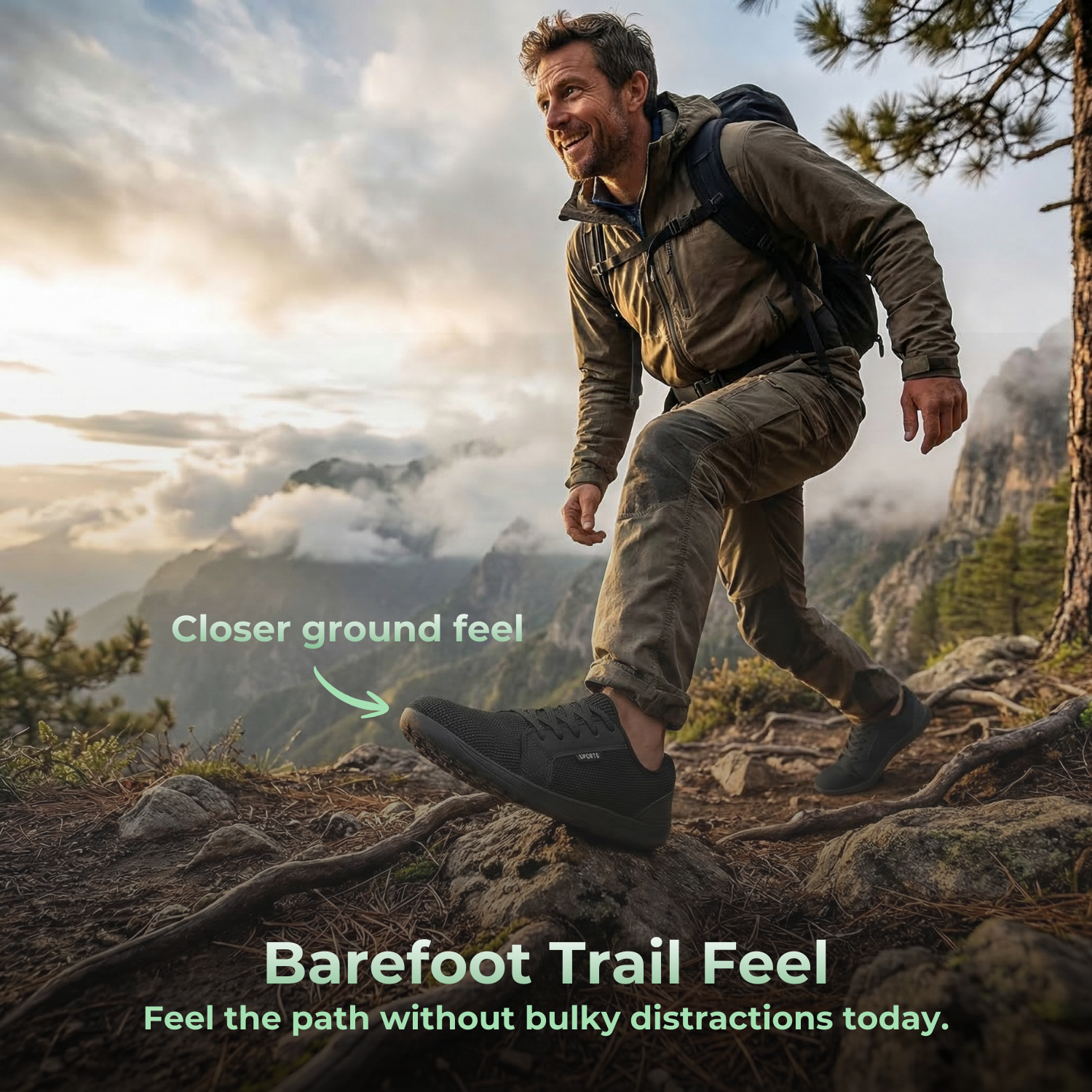 TerraBare™ Men’s Wide-Toe Orthopedic Walking Shoes