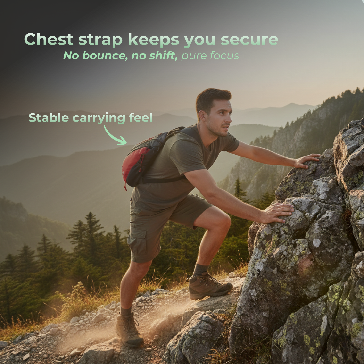 PeakMaster™ Unisex Hiking Crossbody Bag