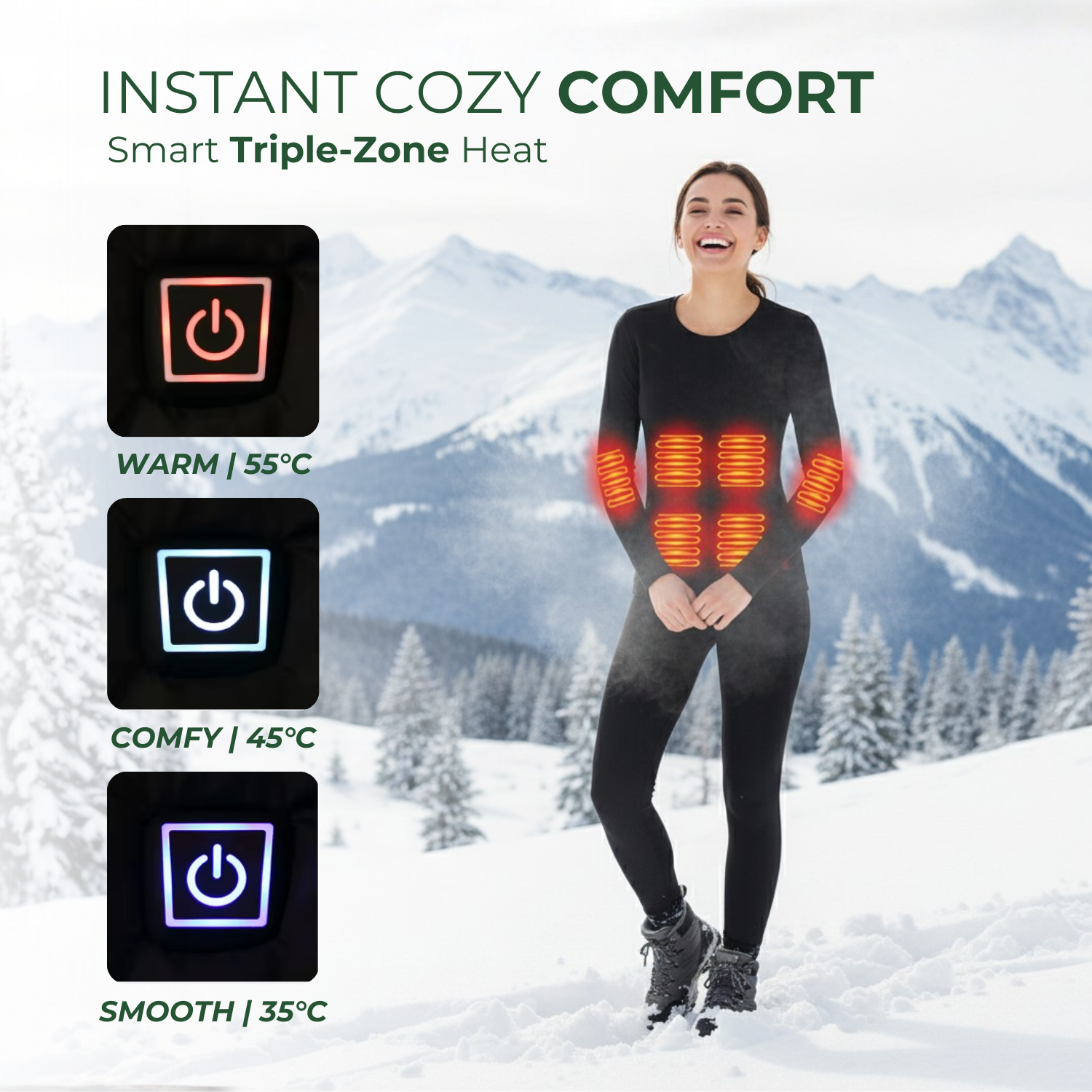WarmCore™ Women’s Heated Thermal Winter Shirt
