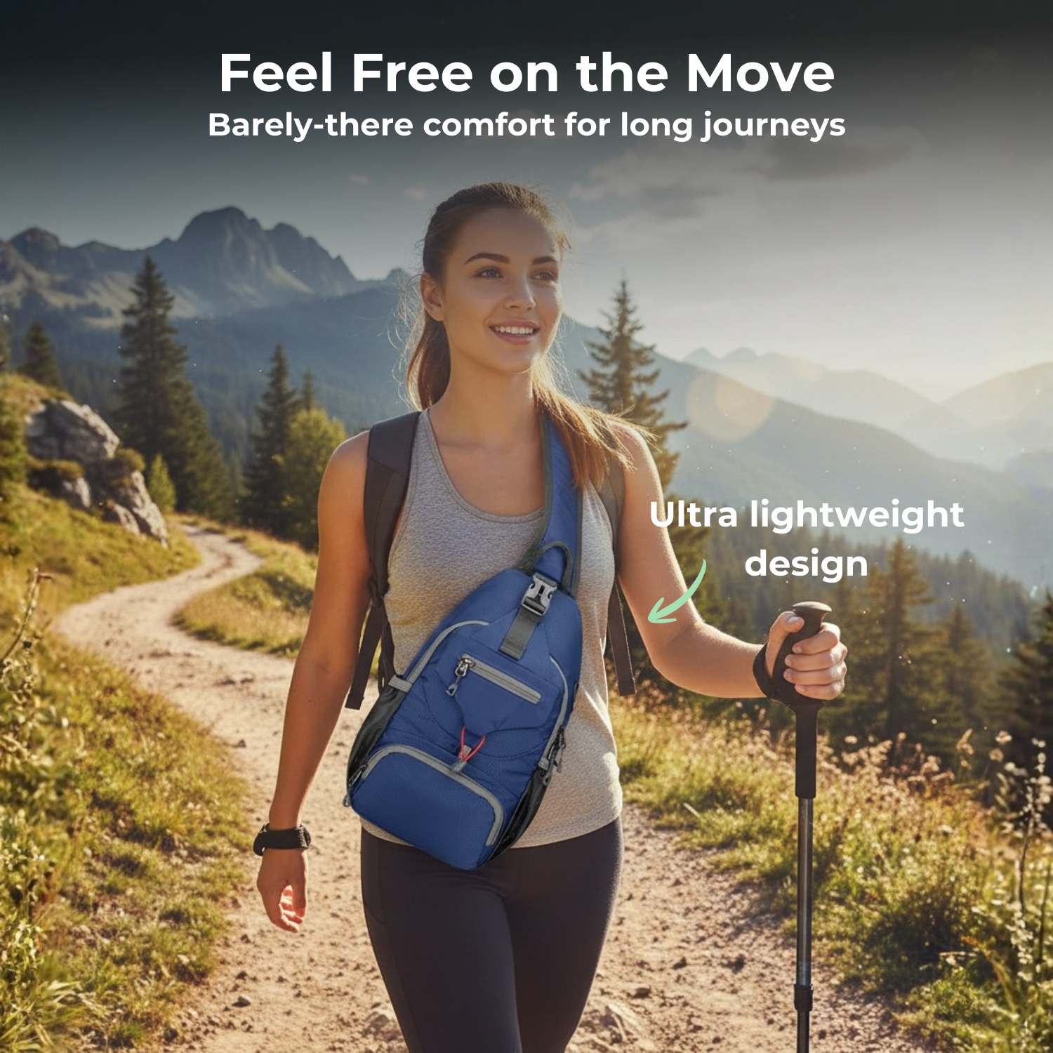 SummitGear™ Lightweight Multi-Function Crossbody Bag