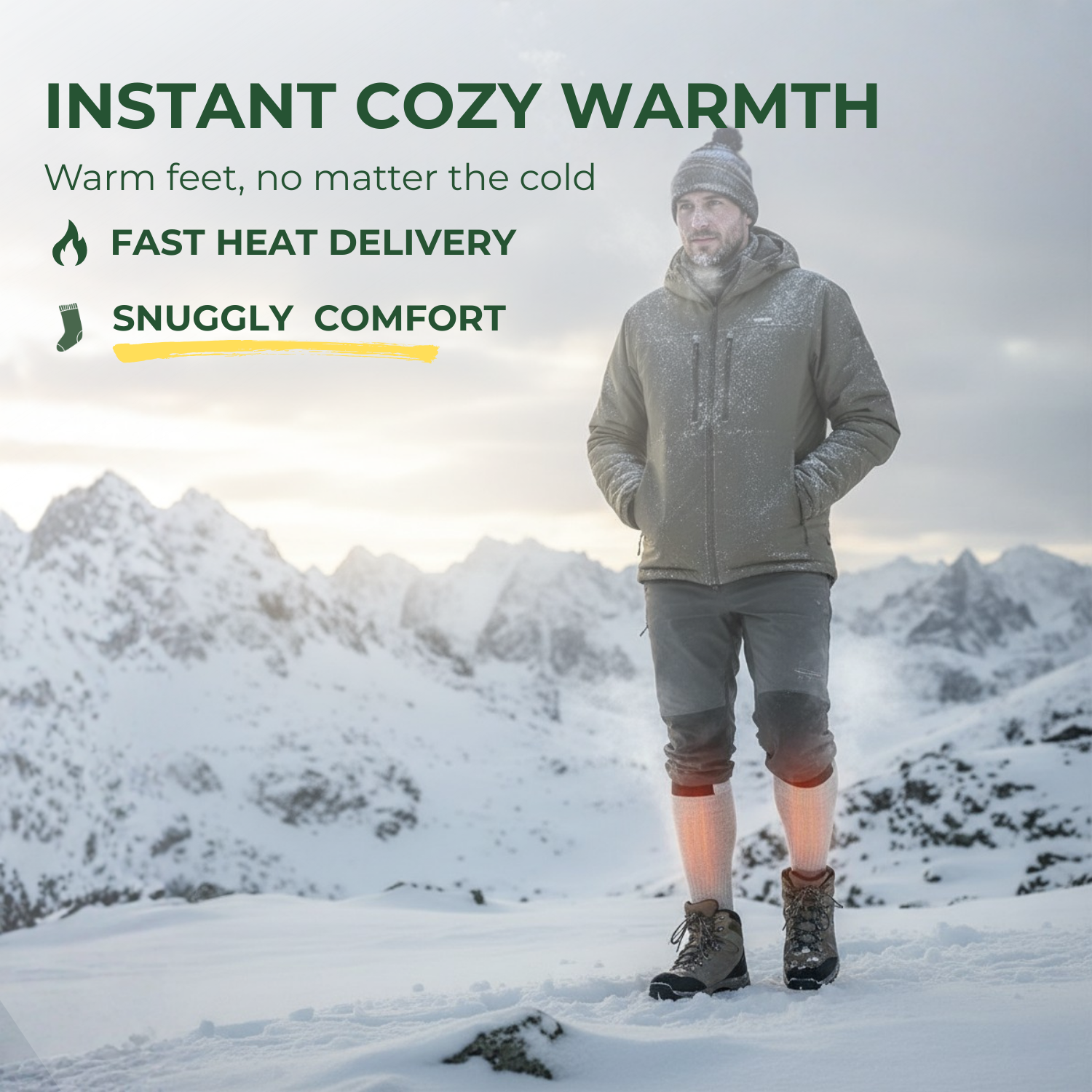 HeatedPro™ Unisex Heated Winter Socks