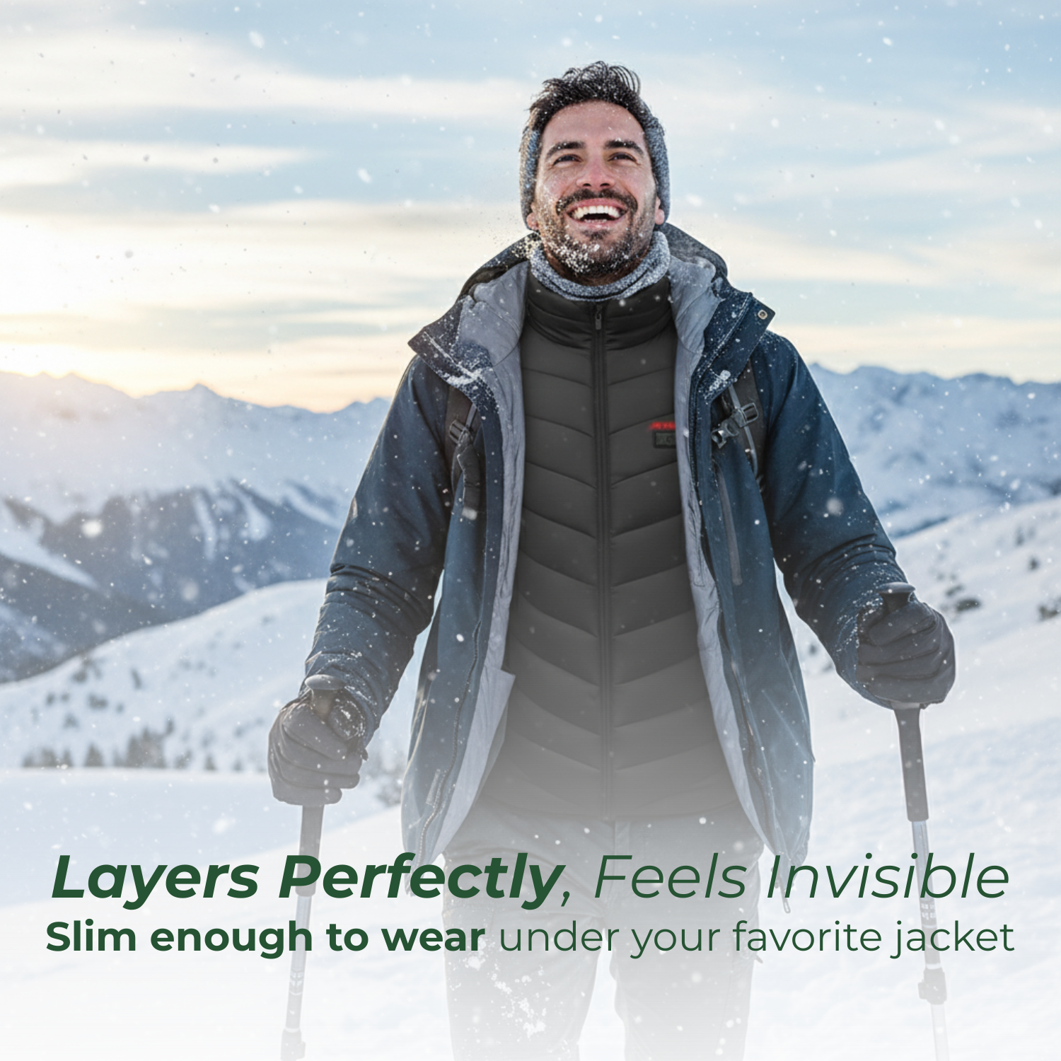 BlazeLayer™ Beheizte Winterweste für Männer