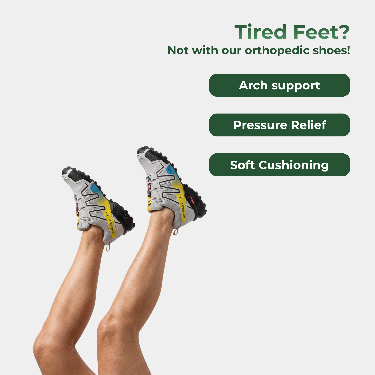OrthoStride Radiant — Orthopedic Hiking Shoes for Pain-Free Steps & Natural Support (Unisex)