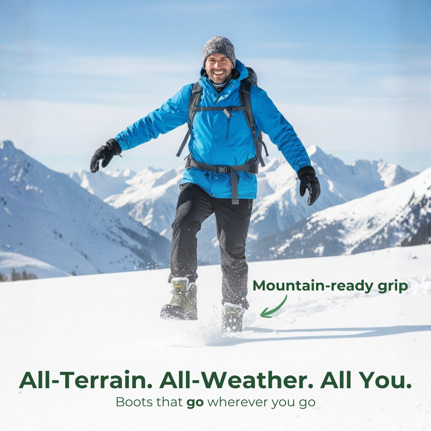 SummitPro™ Herren-Winterwanderstiefel mit Fleece-Futter