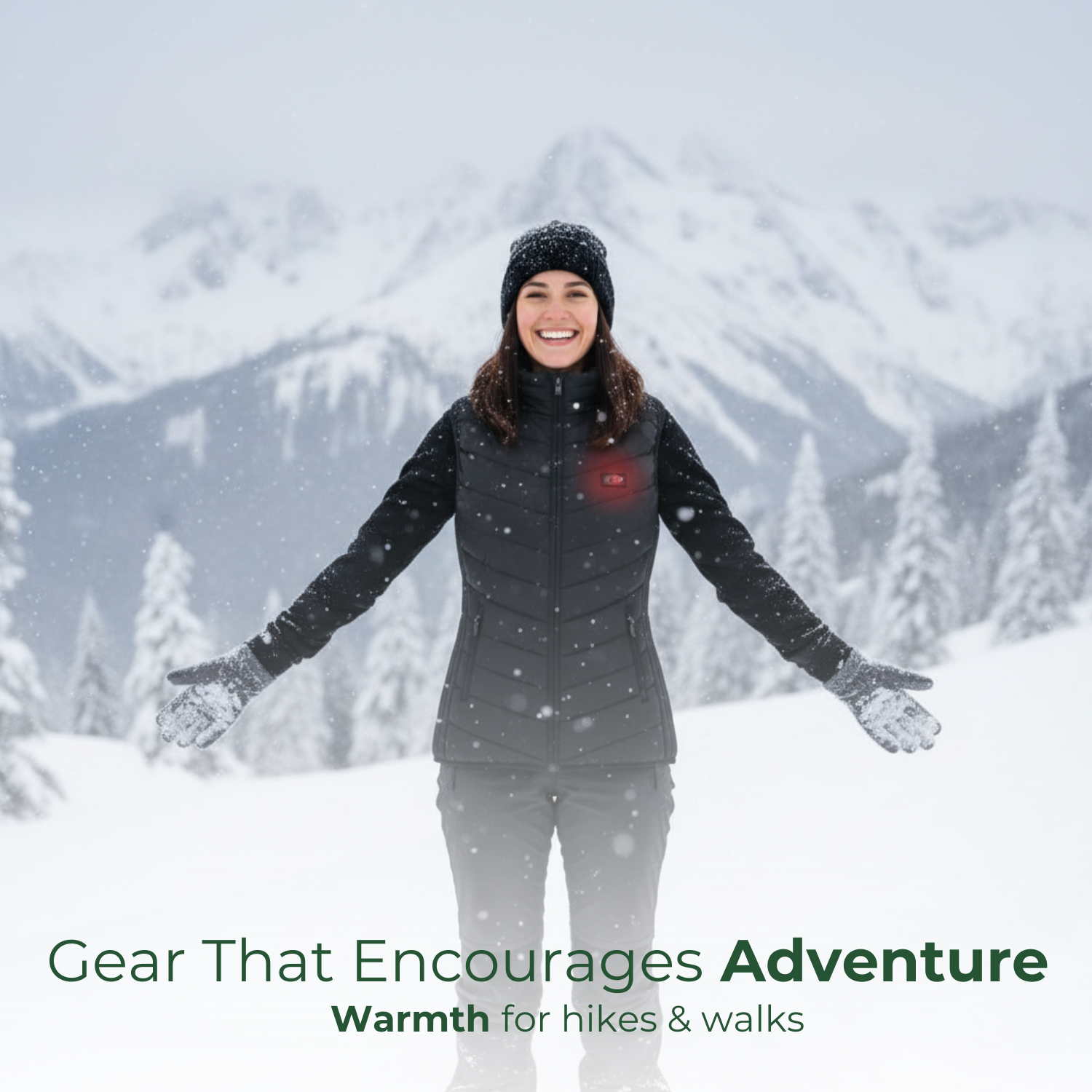 BlazeWarm™ Beheizte Winterweste für Frauen