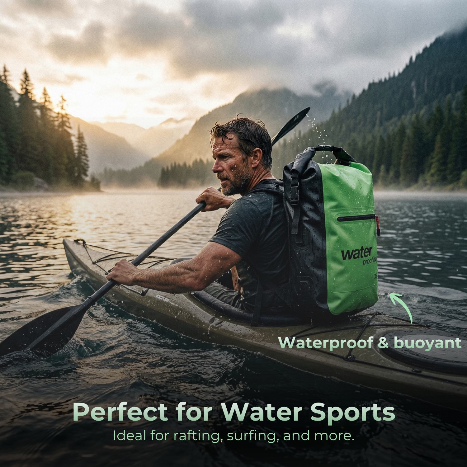 AquaGuard™ Waterproof Travel Backpack