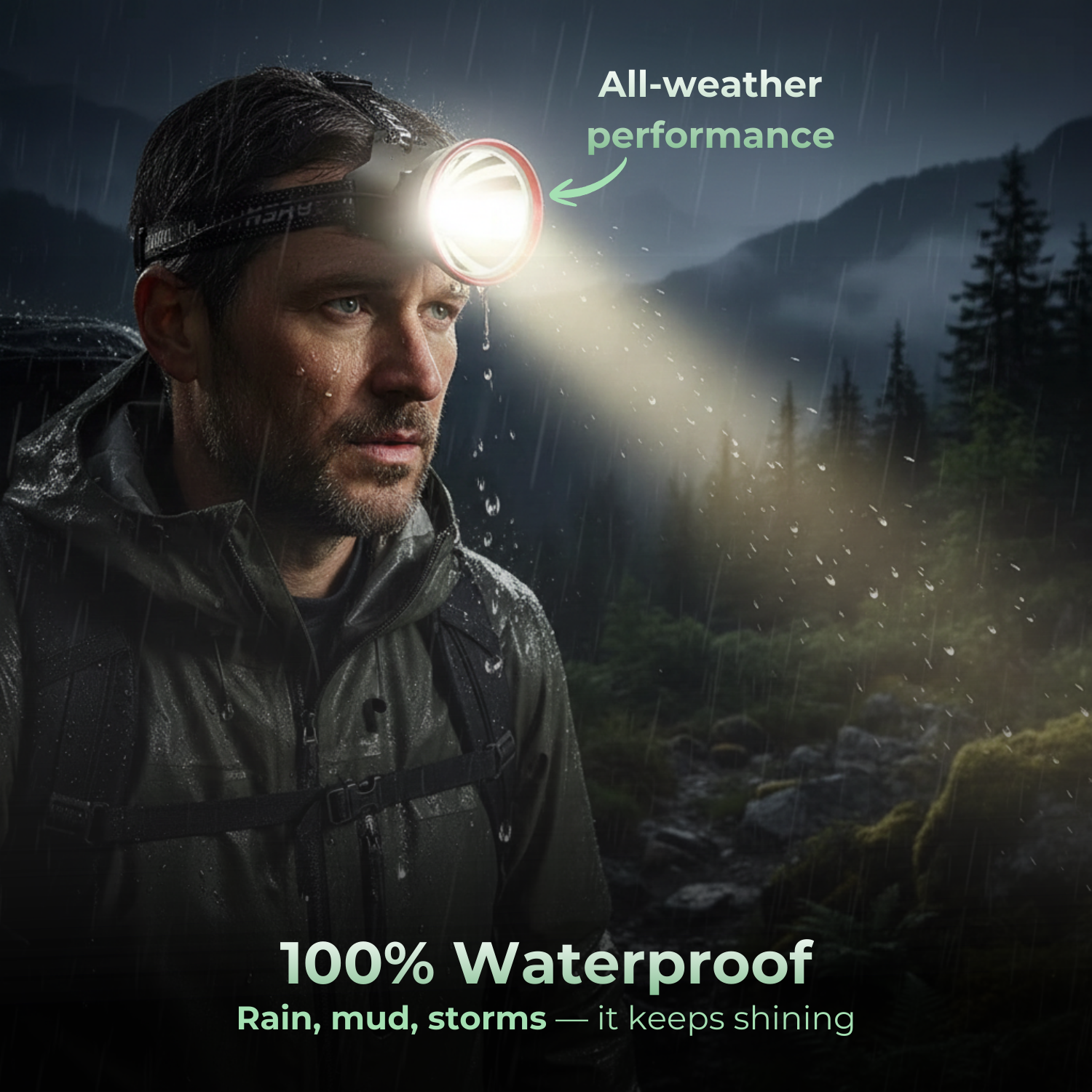 LumiTrek™ 5000LM USB Rechargeable LED Headlight