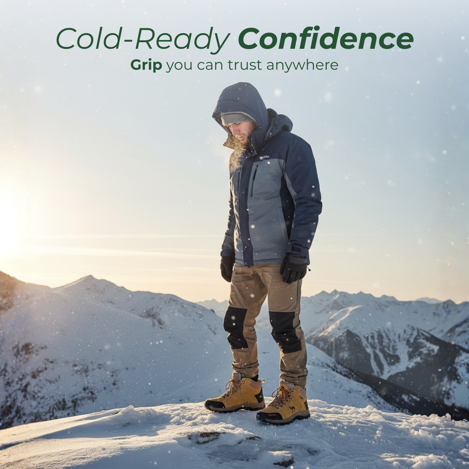 ArcticTrail™ Men’s Fleece-Lined Winter Hiking Boots