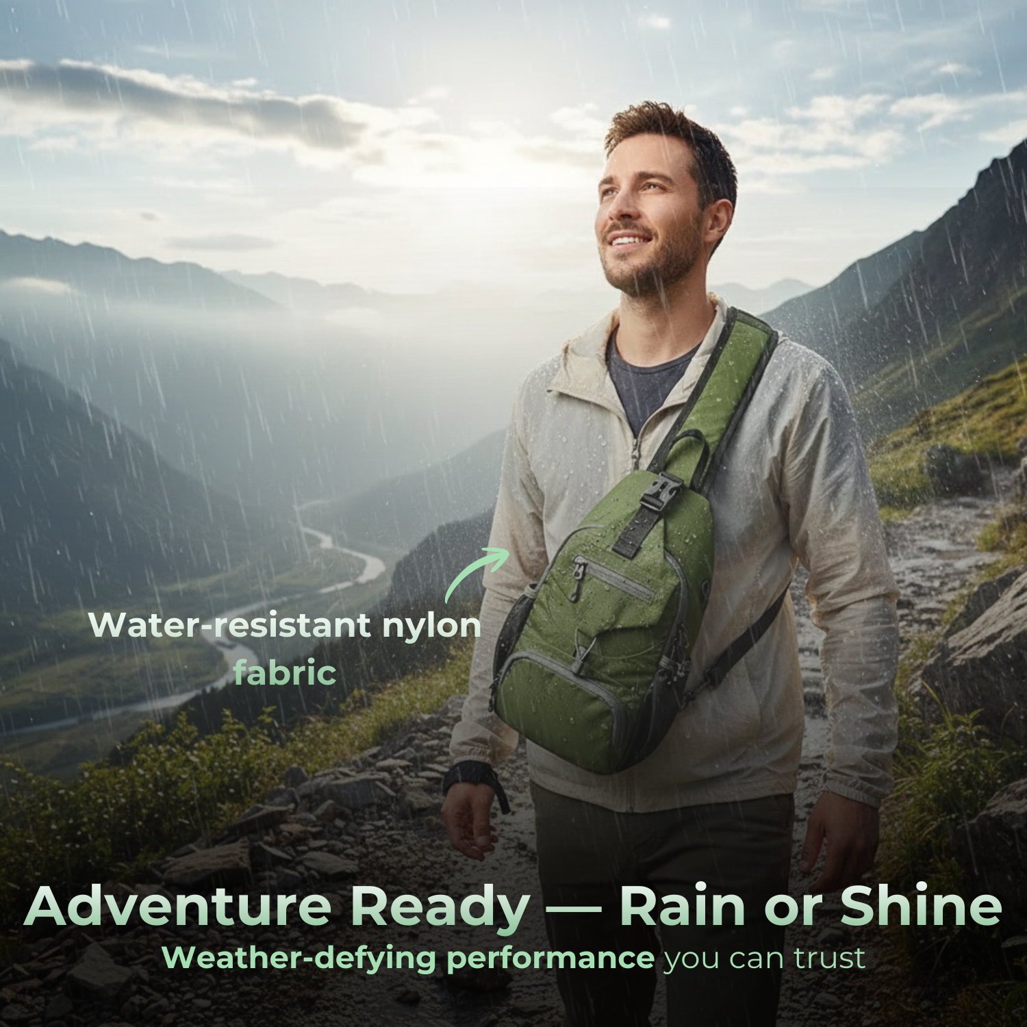 SummitGear™ Lightweight Multi-Function Crossbody Bag