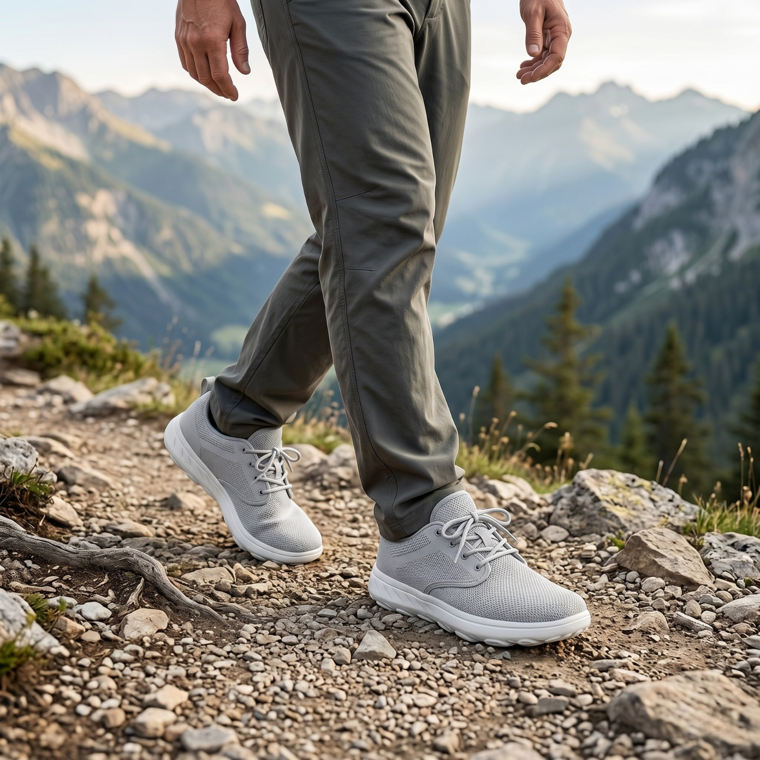 SummitEase™ Orthopädische Herren-Weitzehen-Wanderschuhe
