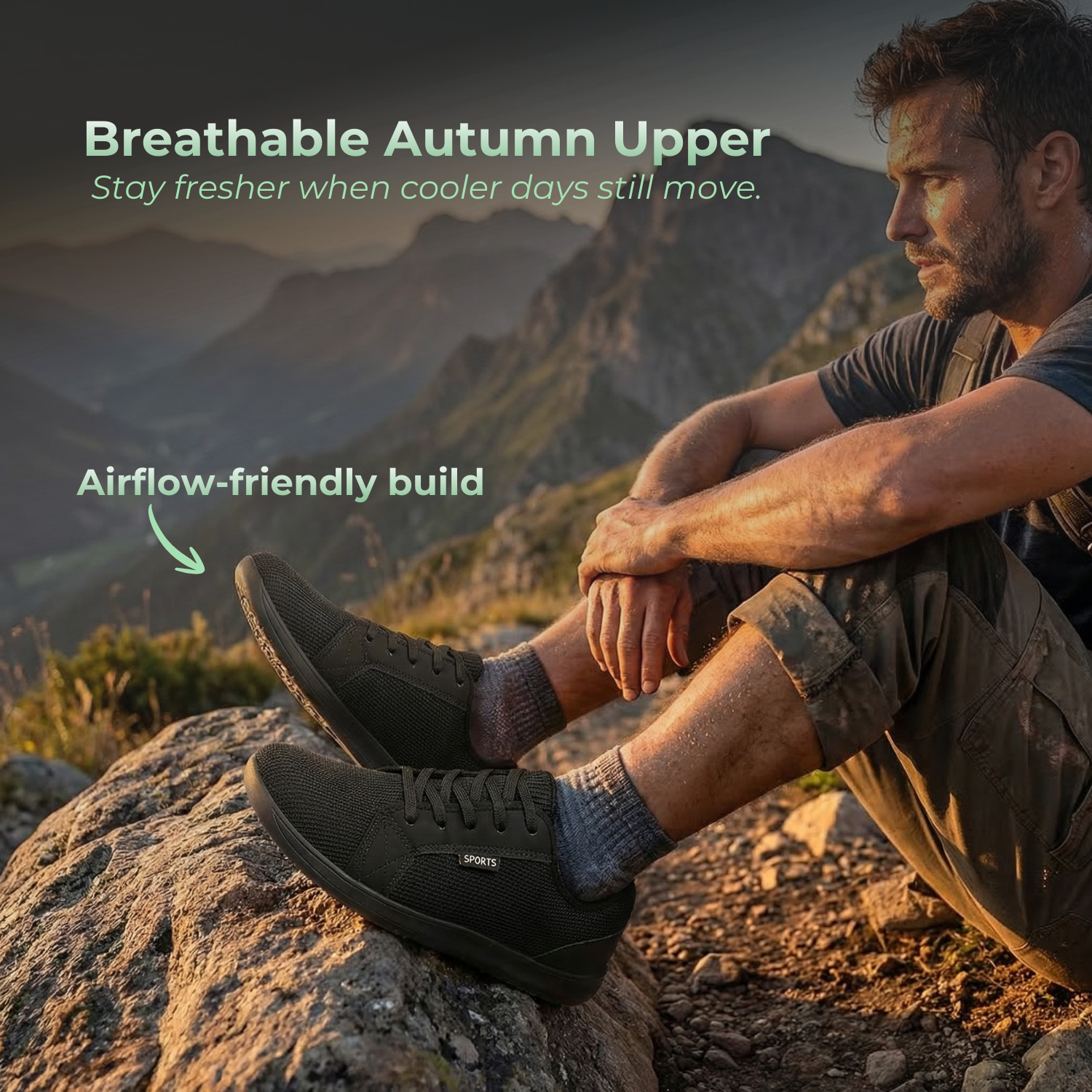 TerraBare™ Men’s Wide-Toe Orthopedic Walking Shoes