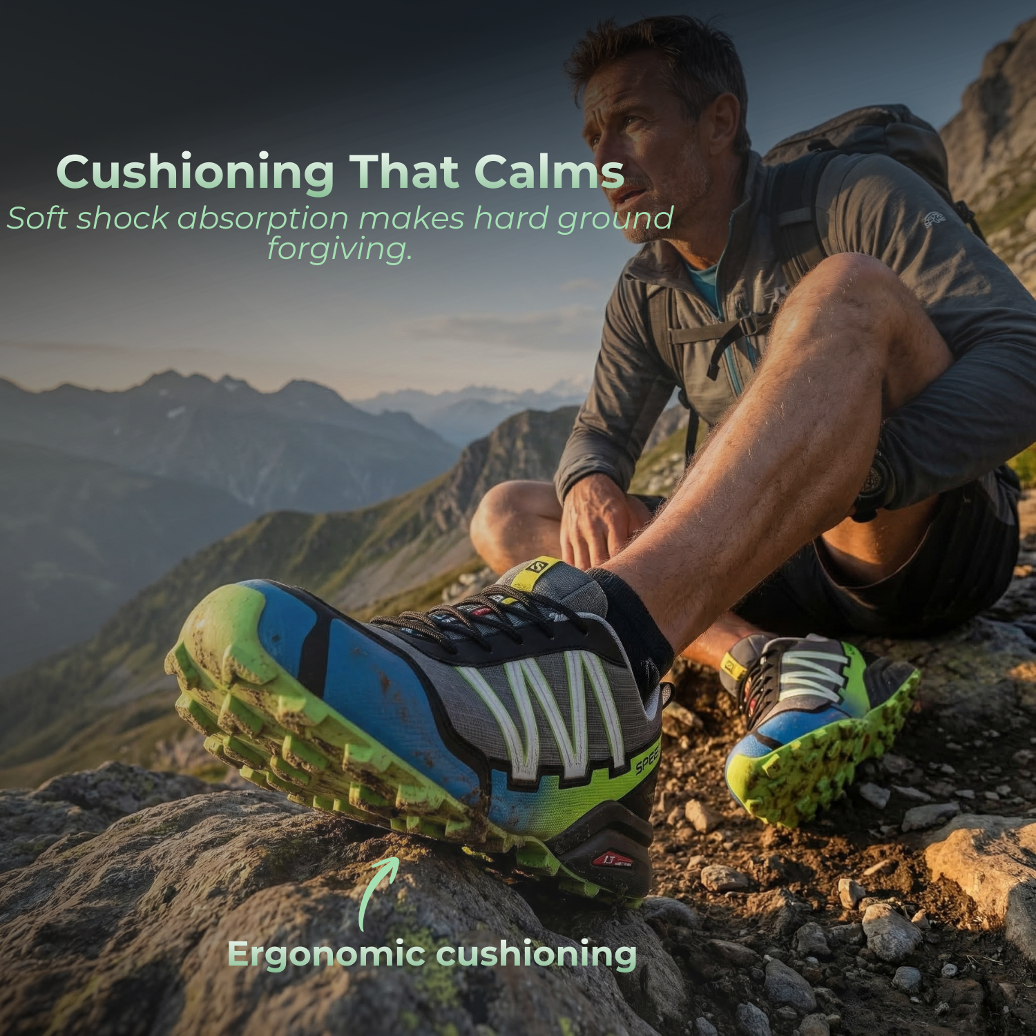 OrthoStride LightTrail — Orthopedic Hiking Shoes for Pain-Free Steps & Natural Support (Unisex)