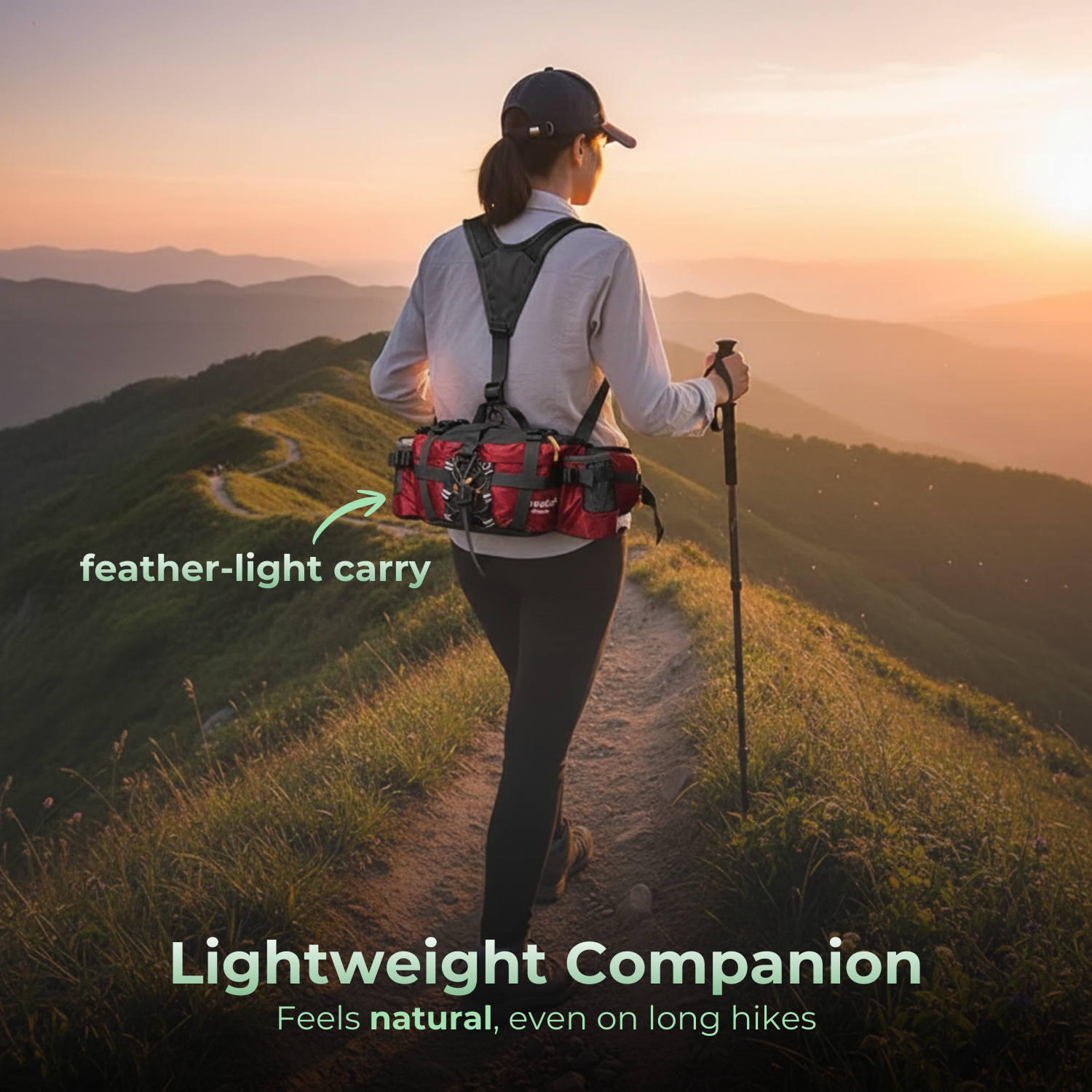 PeakQuest™ Unisex Outdoor Waist Bag