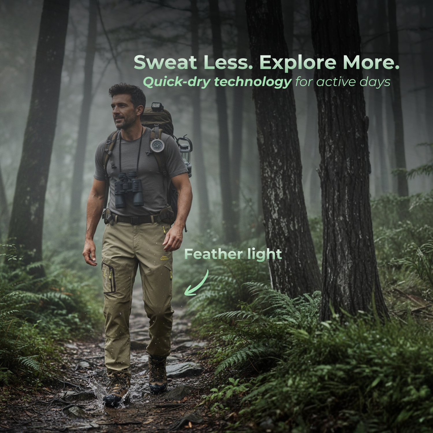 TerraVenture™ Men’s Convertible Quick-Dry Zip-Off Pants