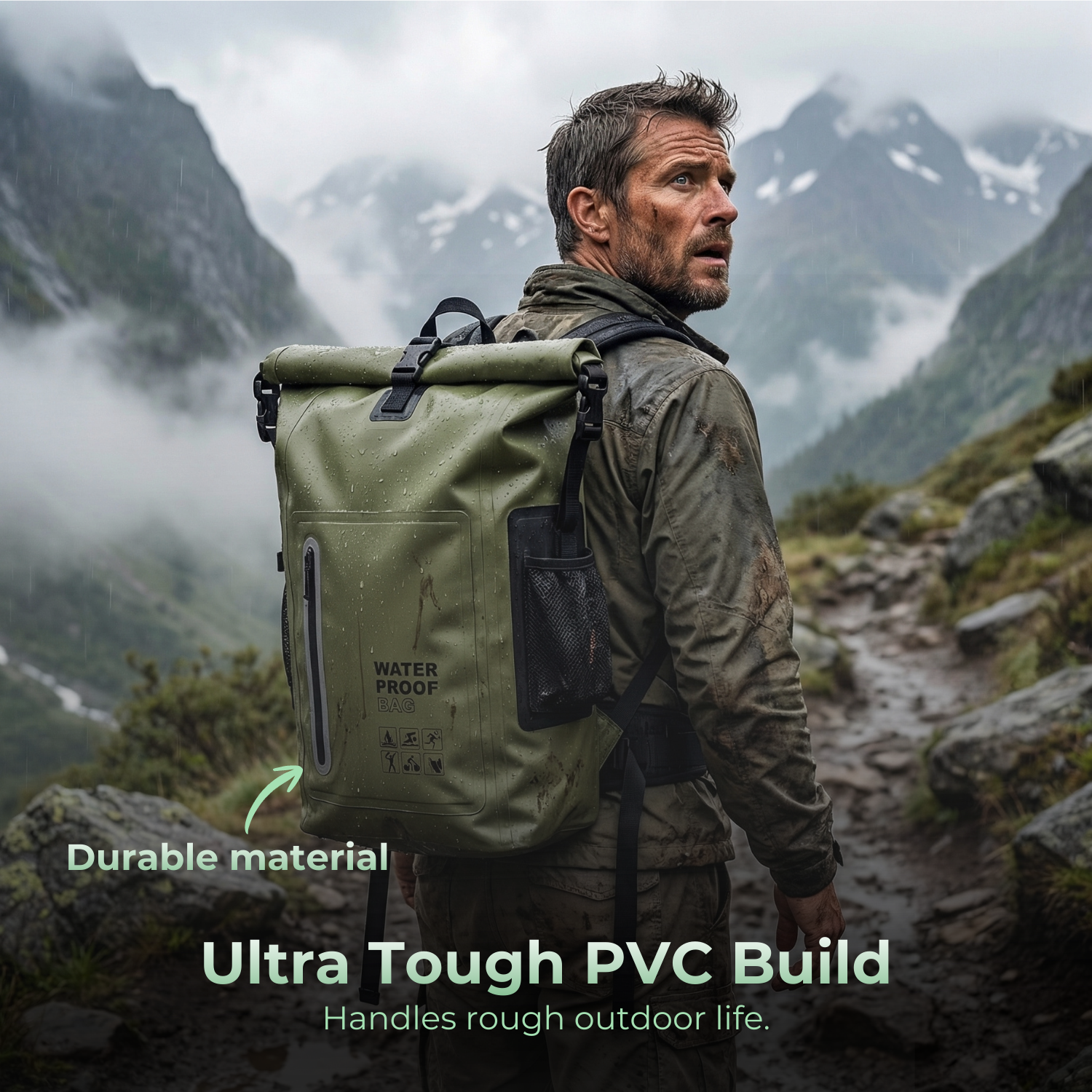 AquaVoyager™ 25L Waterproof Outdoor Dry Bag Backpack