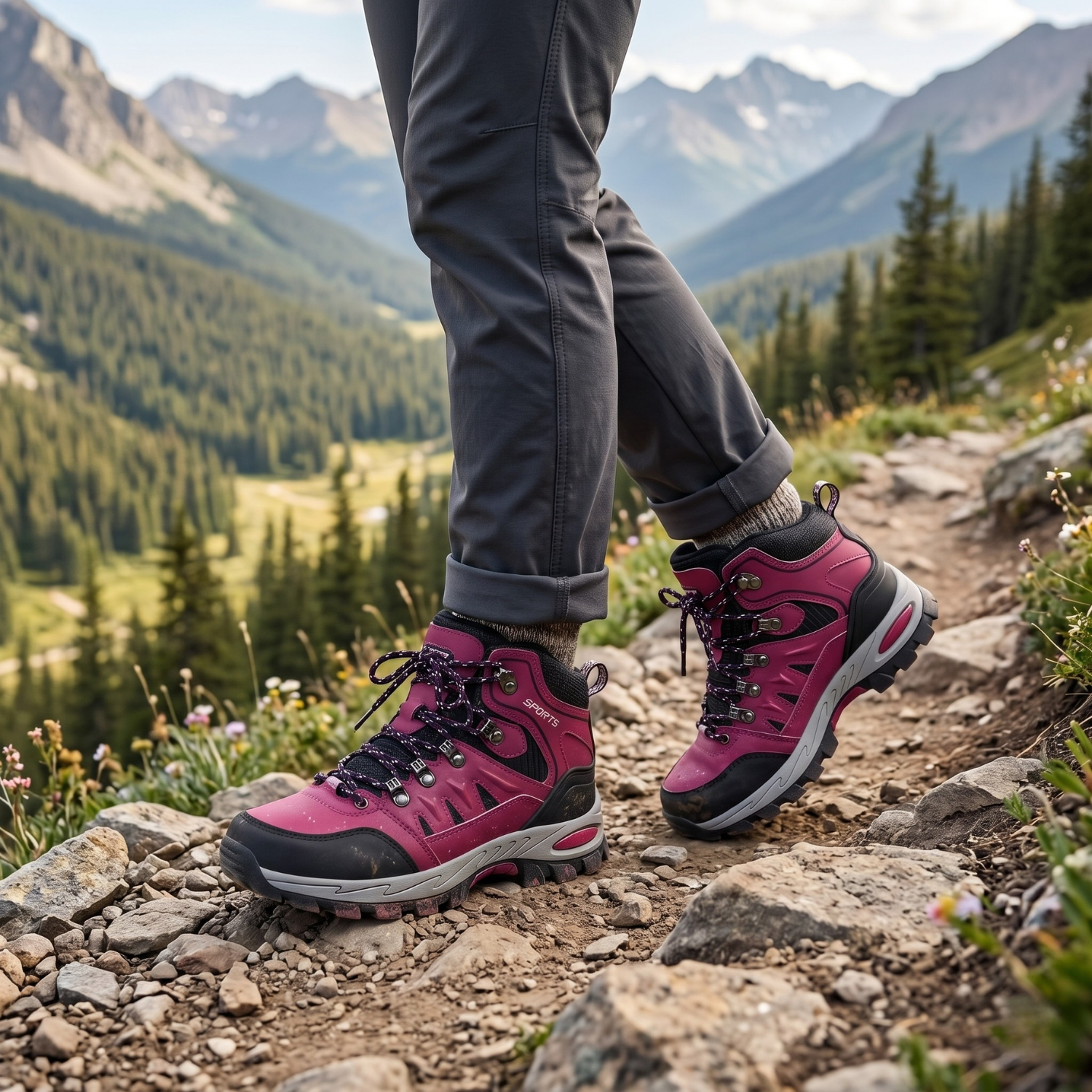 GlacierGrip™ Women’s Ski-Boot Hiking & Trekking Boots