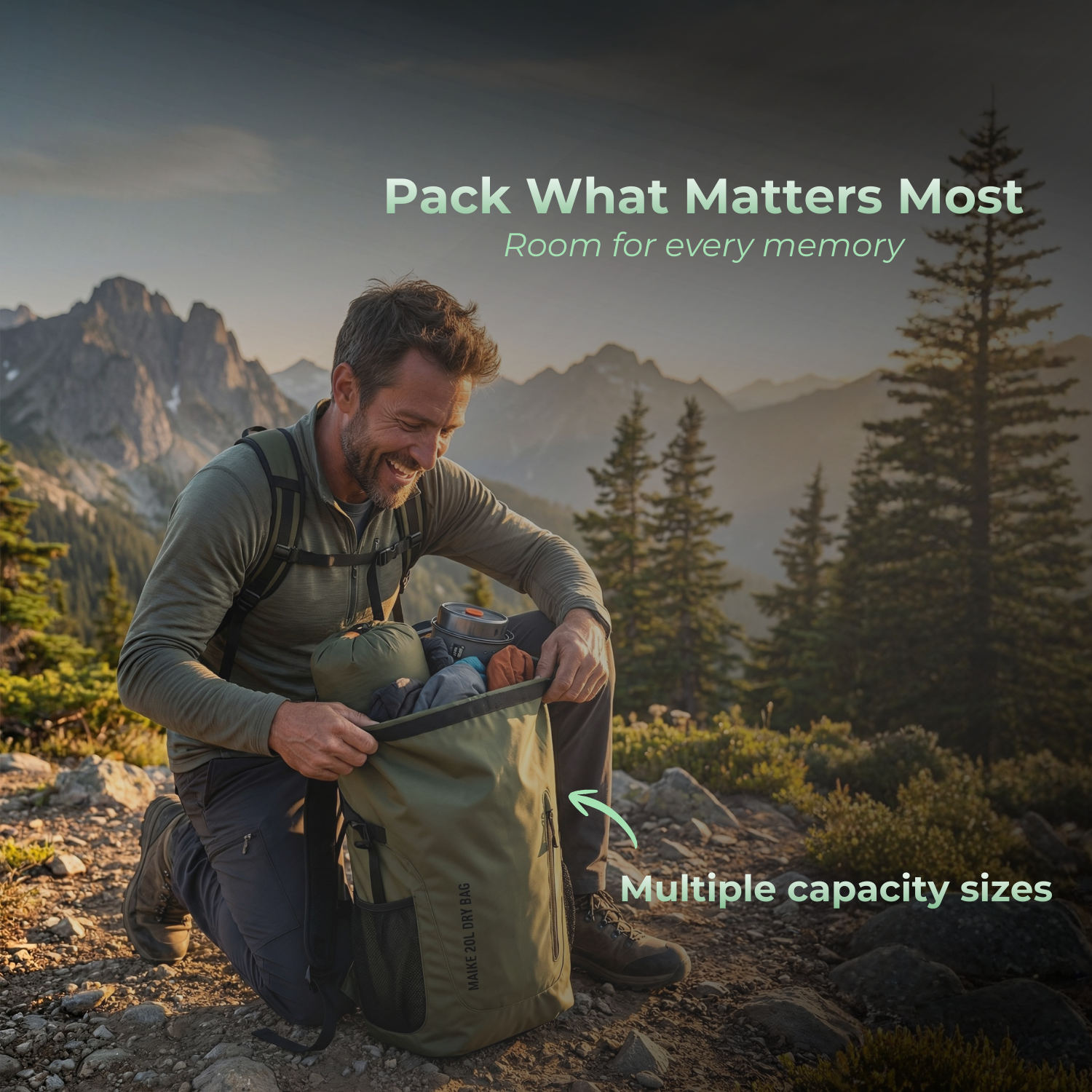 DryGuard™ Waterproof Hiking Backpack