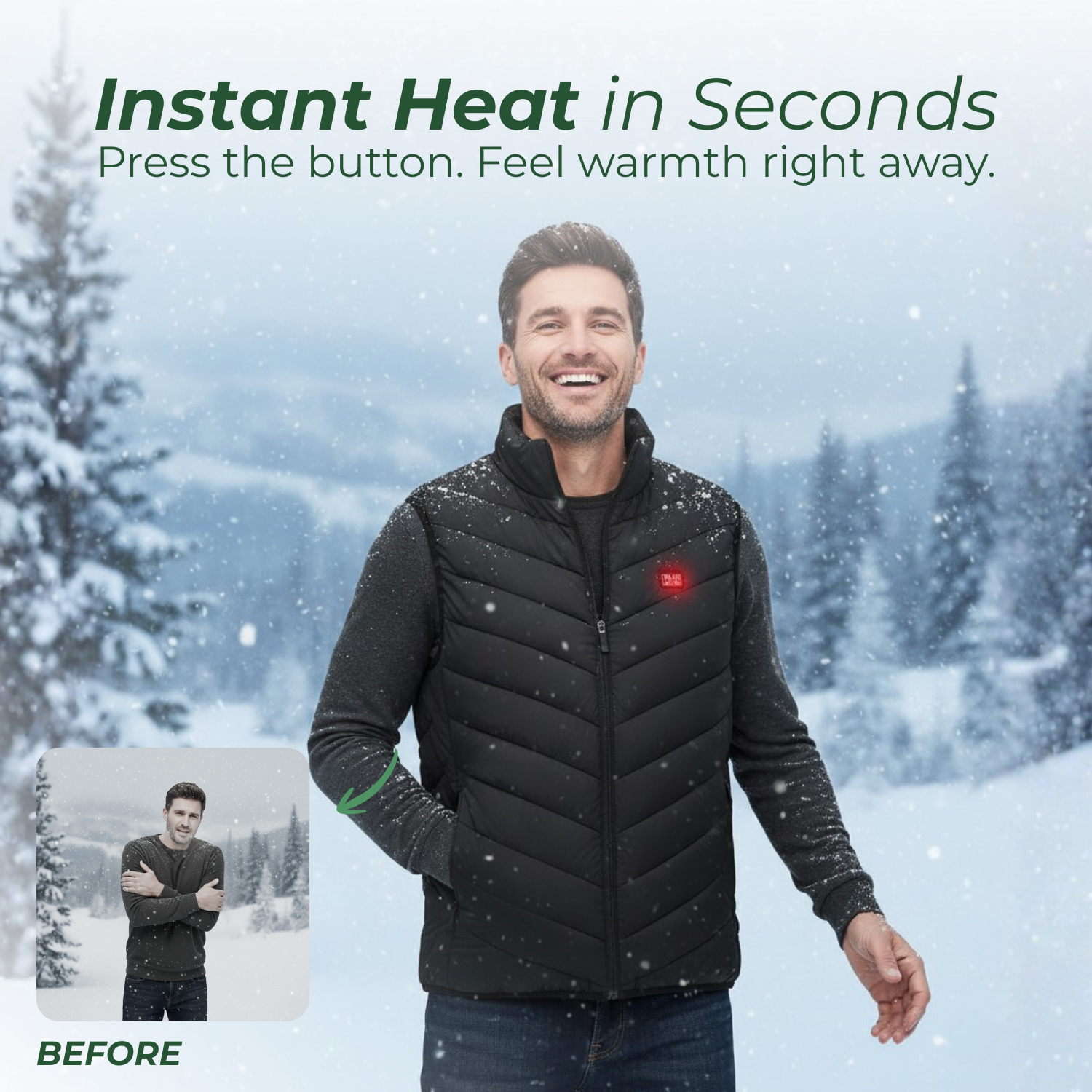 HeatForm™ Beheizte Winterjacke für Männer