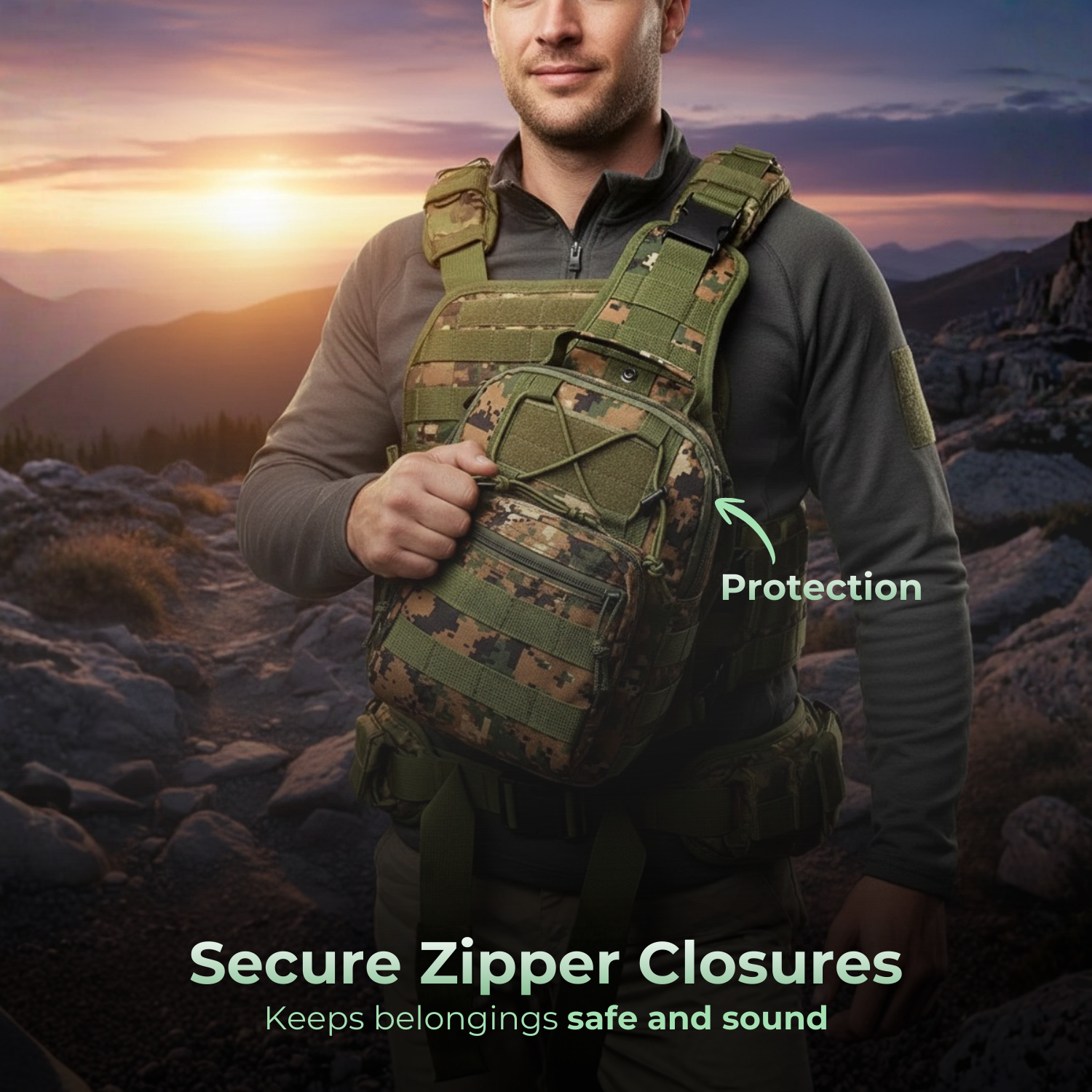 TrailQuest™ Hiking Crossbody Bag