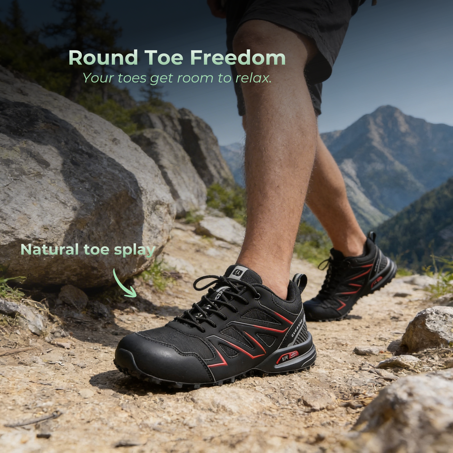 PathVenture™ Men’s Slip-Resistant Lightweight Hiking Shoes