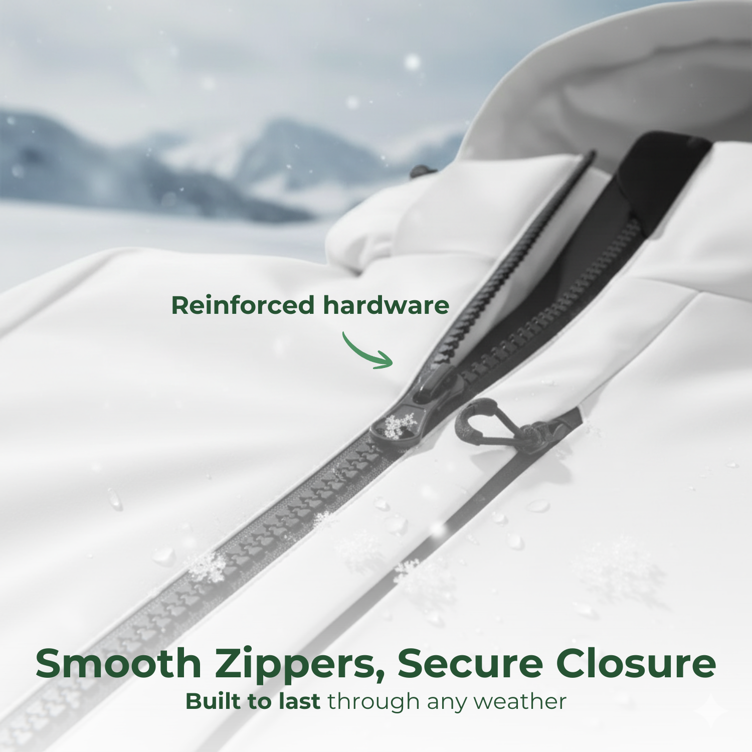 StormHaven™ Unisex Wasserdichte Wander-Winterjacke