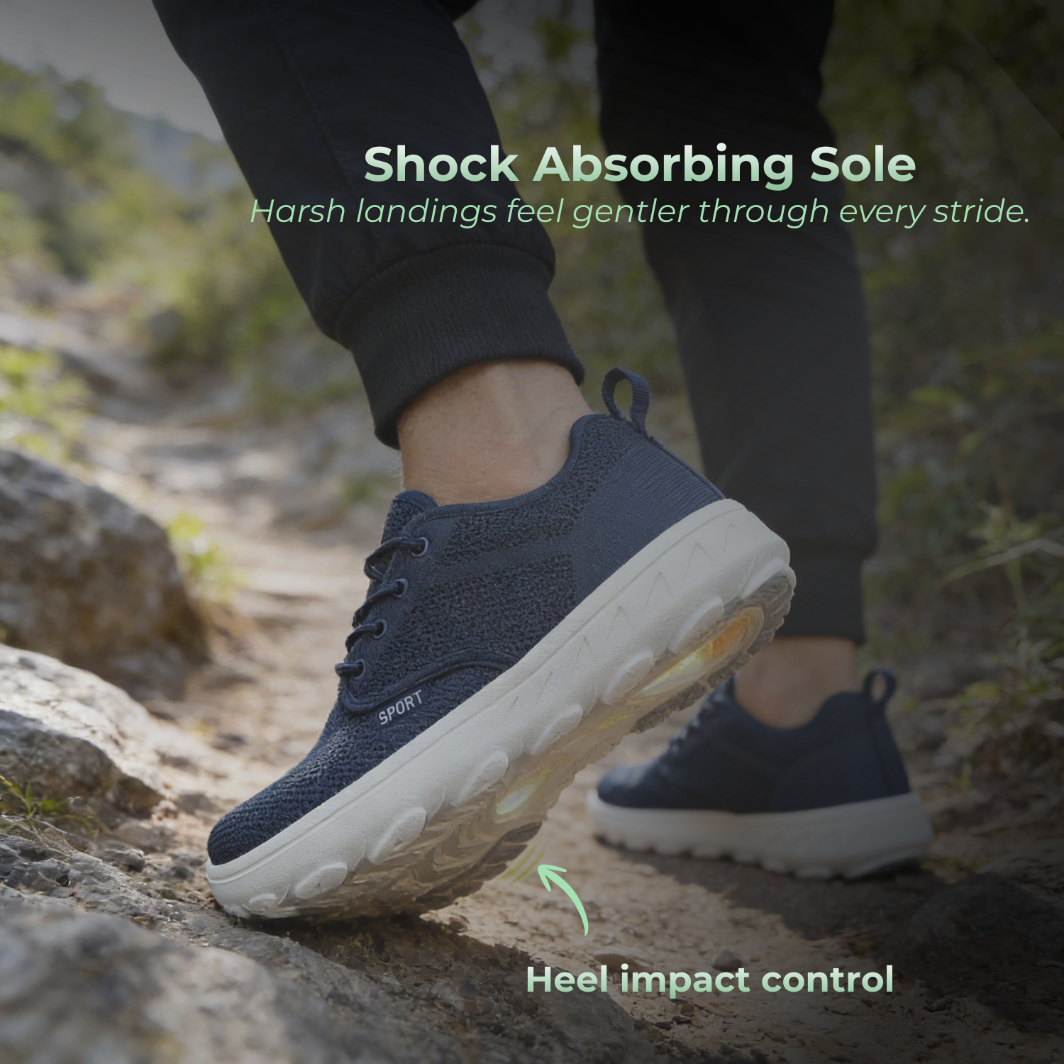 SummitEase™ Men’s Wide-Toe Orthopedic Walking Shoes