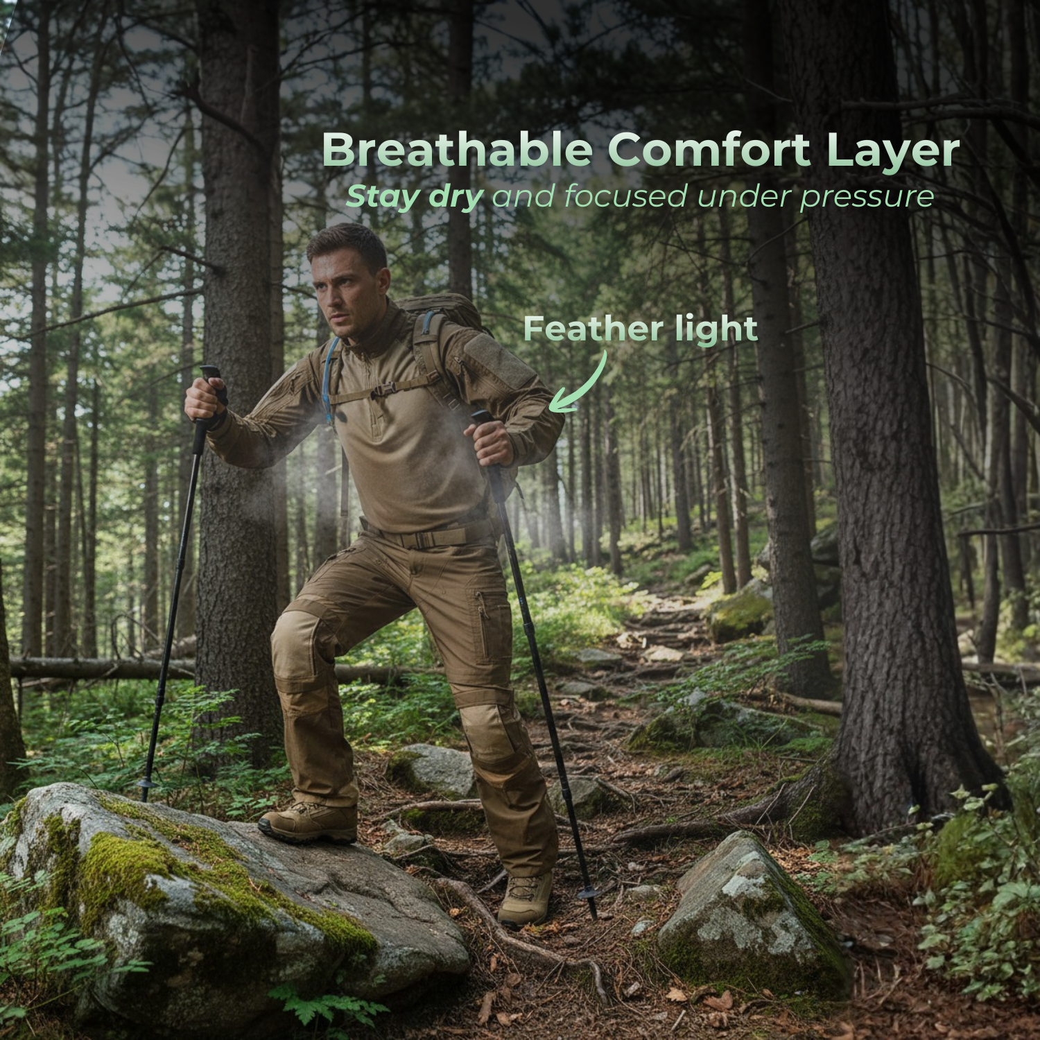 IronPeak™ Tactical-Wanderanzug-Set für Männer