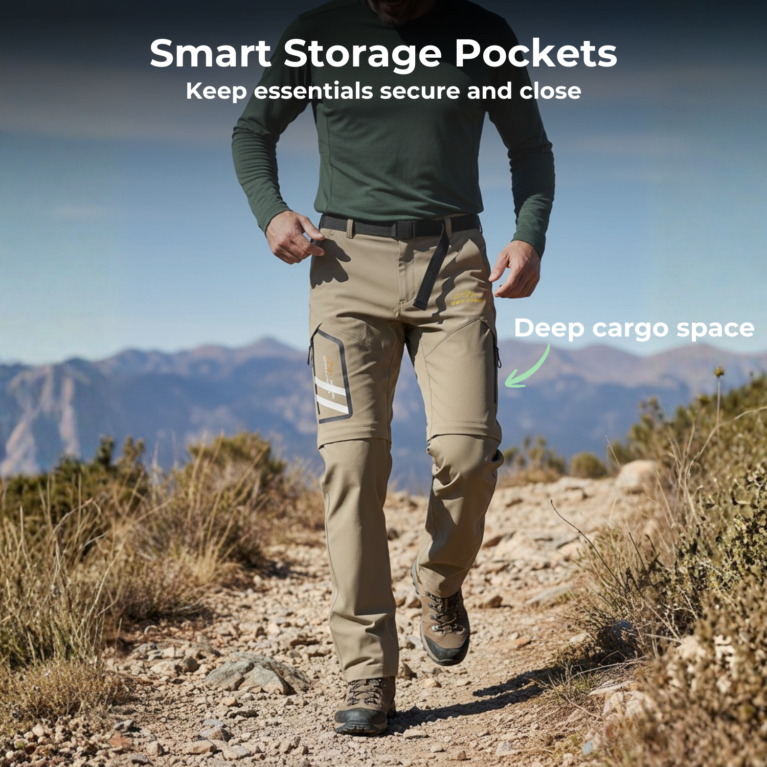 SummitCore™ Herren Cabrio Outdoor Cargo-Hose