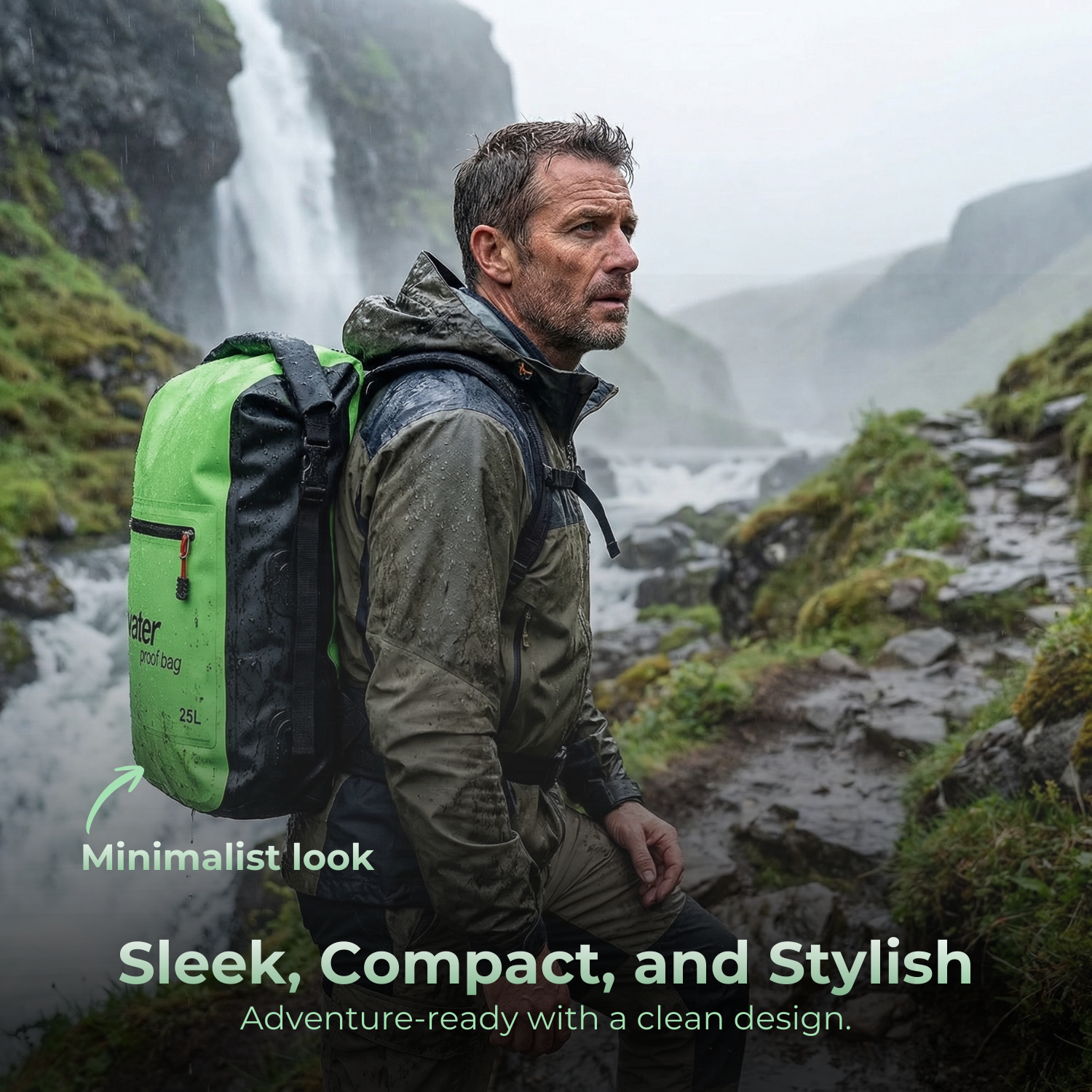 AquaGuard™ Waterproof Travel Backpack