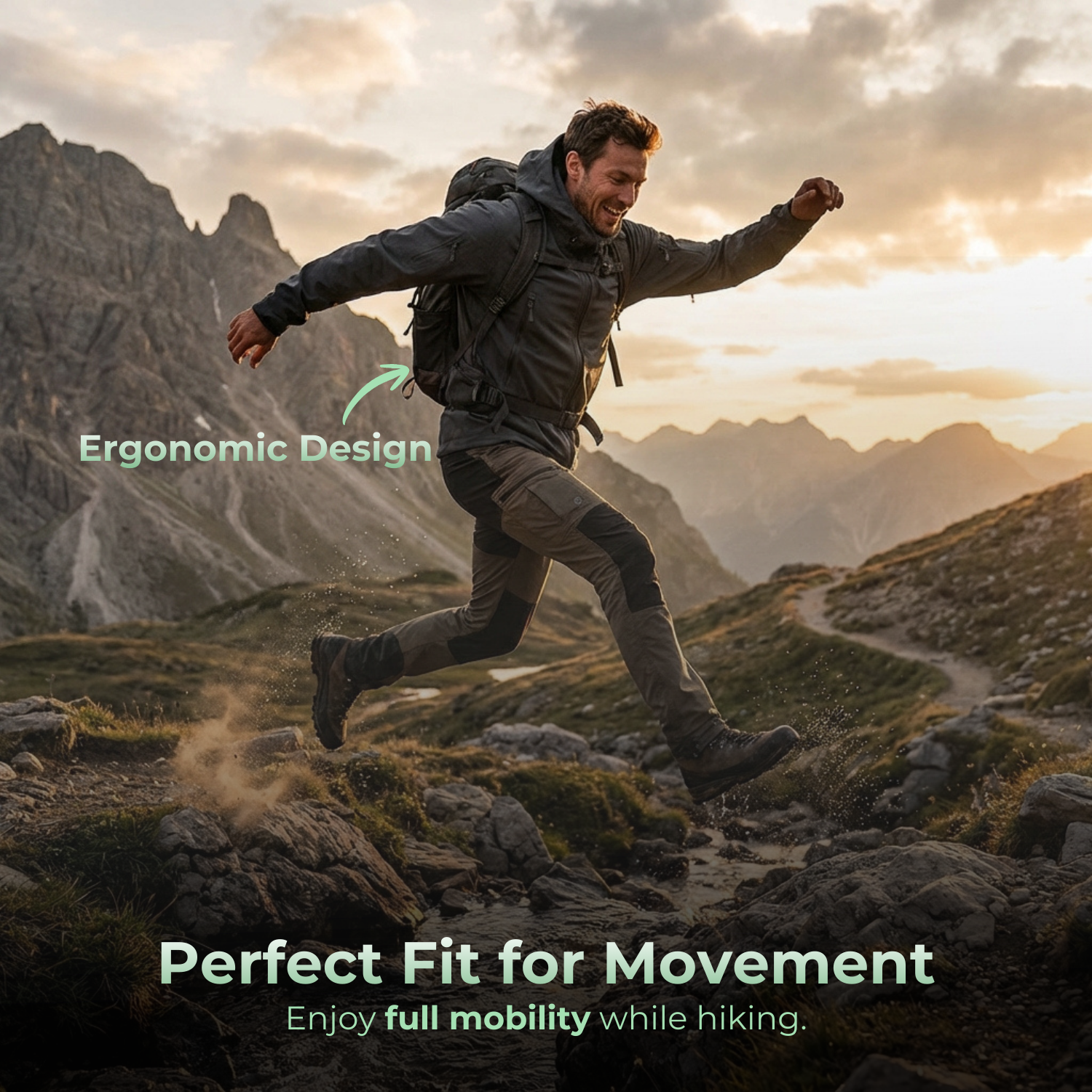 StormGuard™ Men’s Waterproof Hiking Jacket