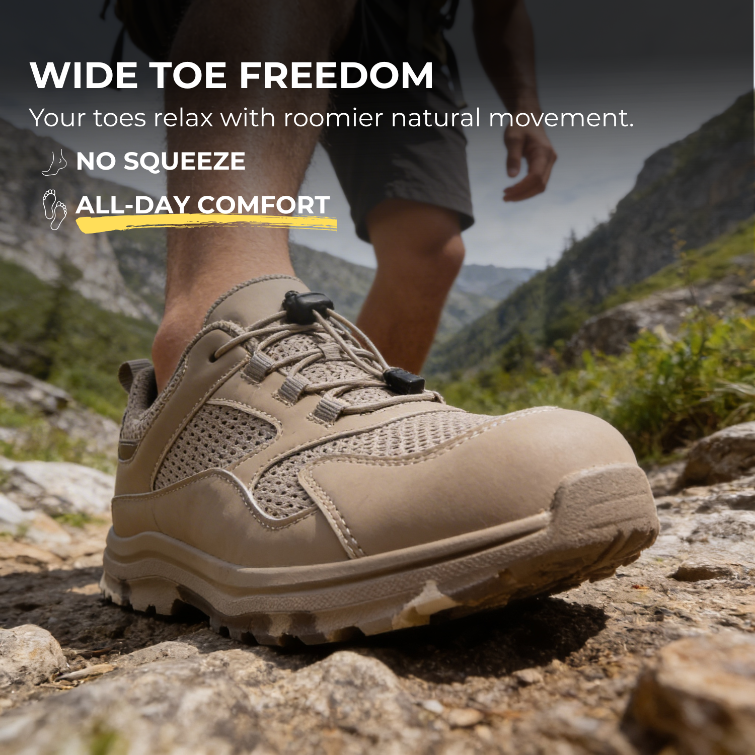 SummitFlow™ Men’s Wide Toe Orthopedic Shoes