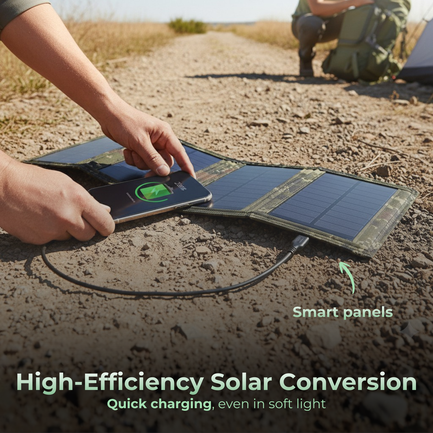 SolarTrail™ Portable USB Outdoor Power Panel