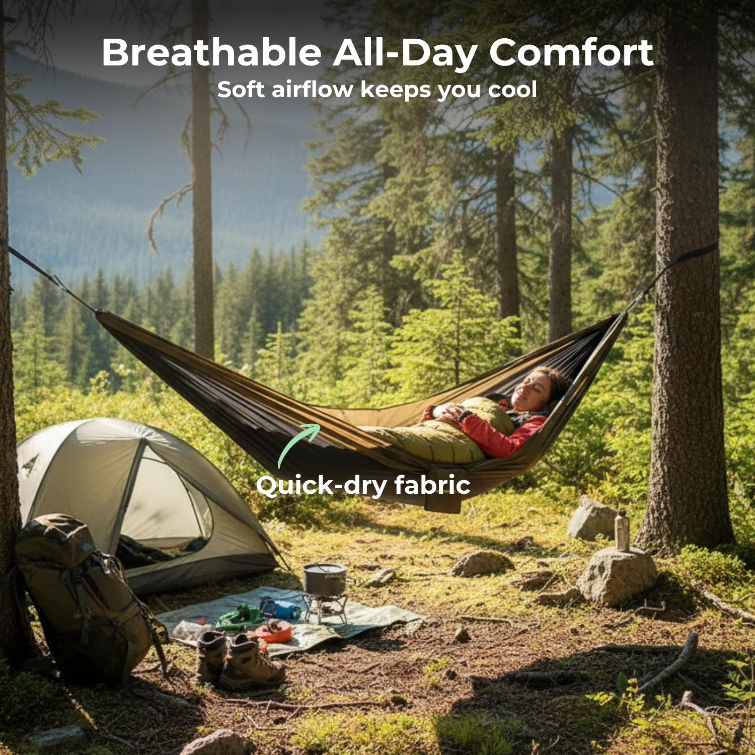 SkyNest™ Double Travel Hammock