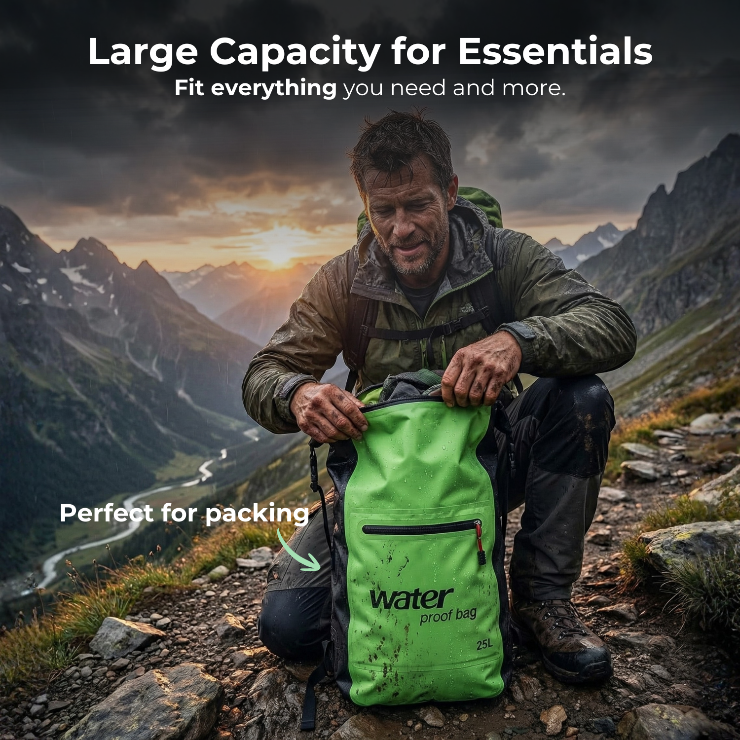 AquaGuard™ Waterproof Travel Backpack