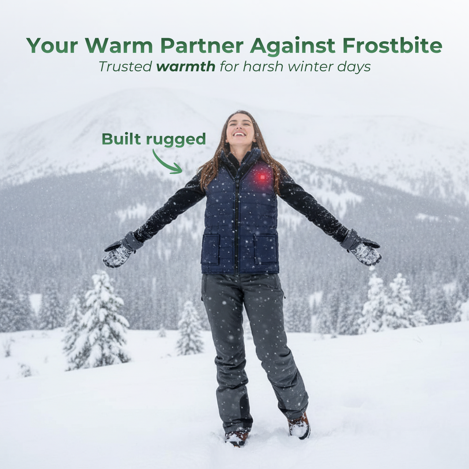 PolarFlex™ Unisex Heated Winter Vest