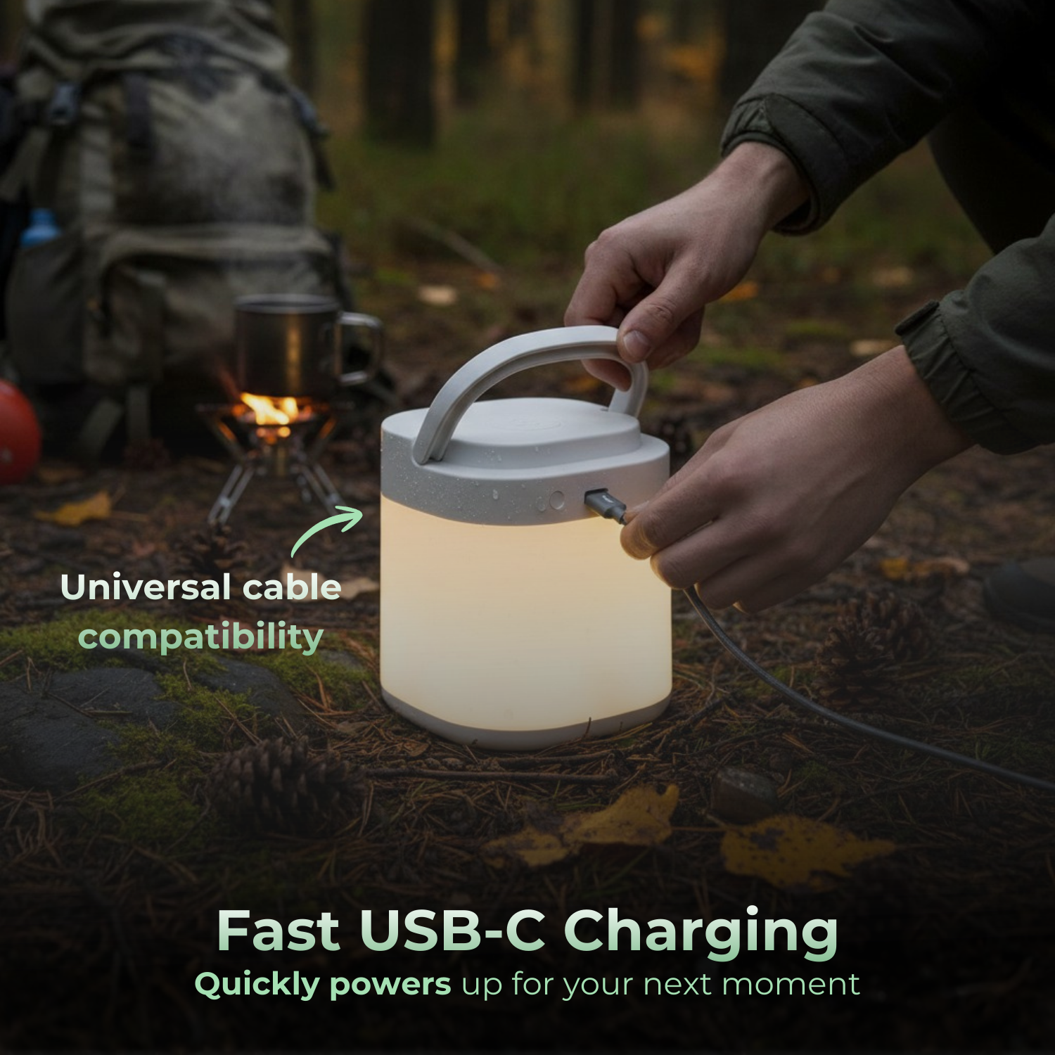 VividGlow™ Portable Rechargeable Bedside Lamp