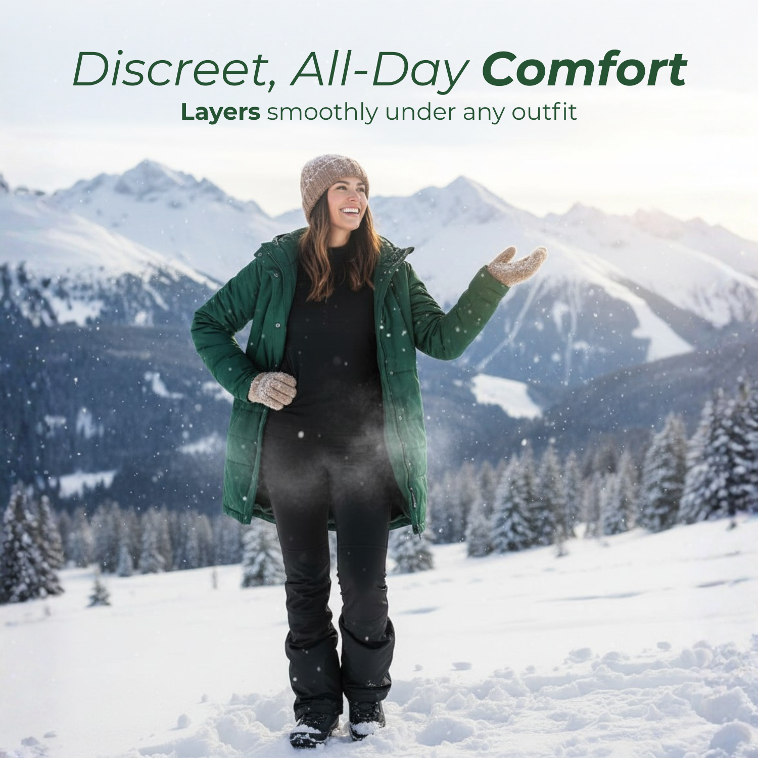 PolarFit™ Beheiztes Winter-Unterwäsche-Set für Frauen