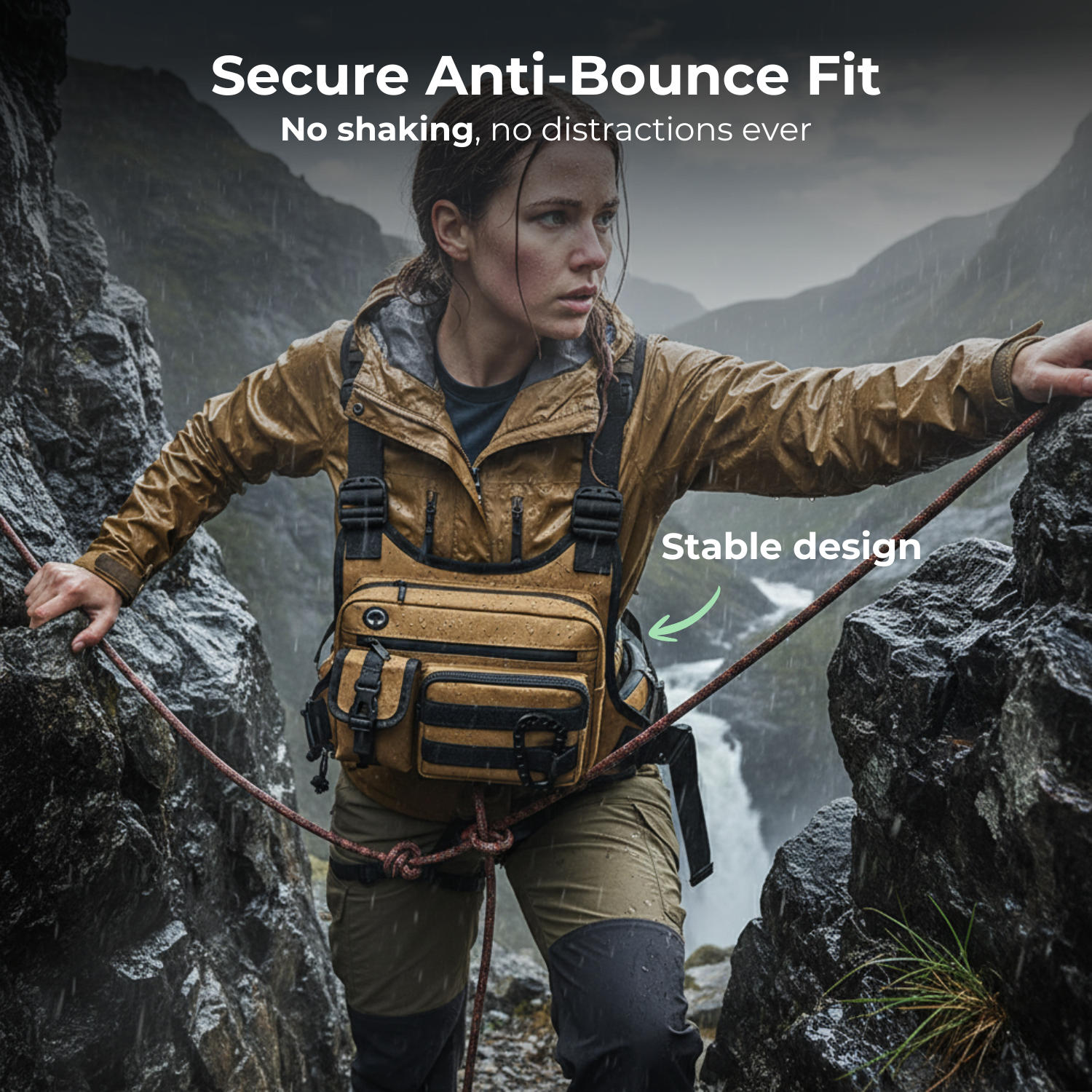 PeakGuard™ Men’s & Women’s Multi-Use Outdoor Chest Pack