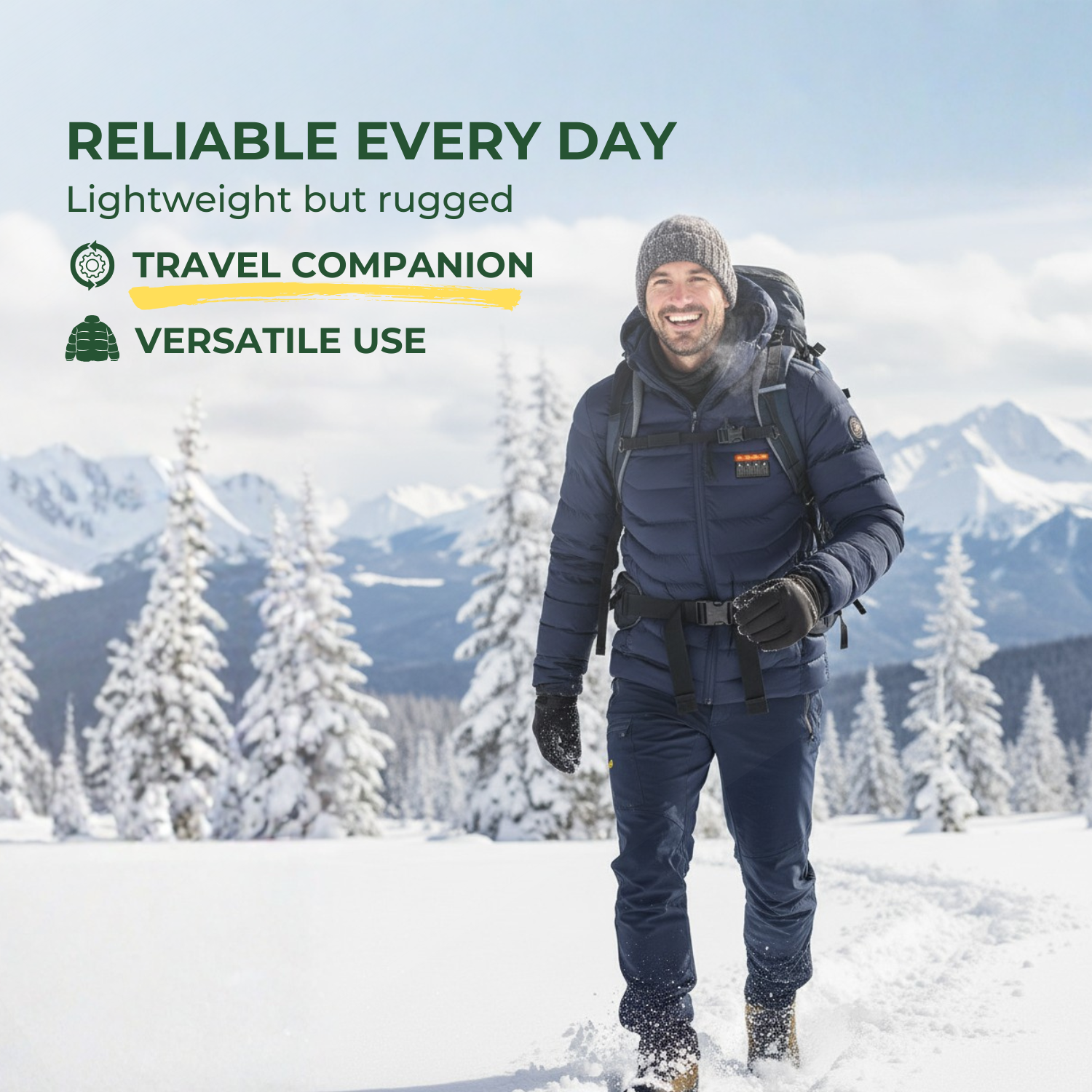 HeatFlow™ Beheizte Herren-Leistungsjacke