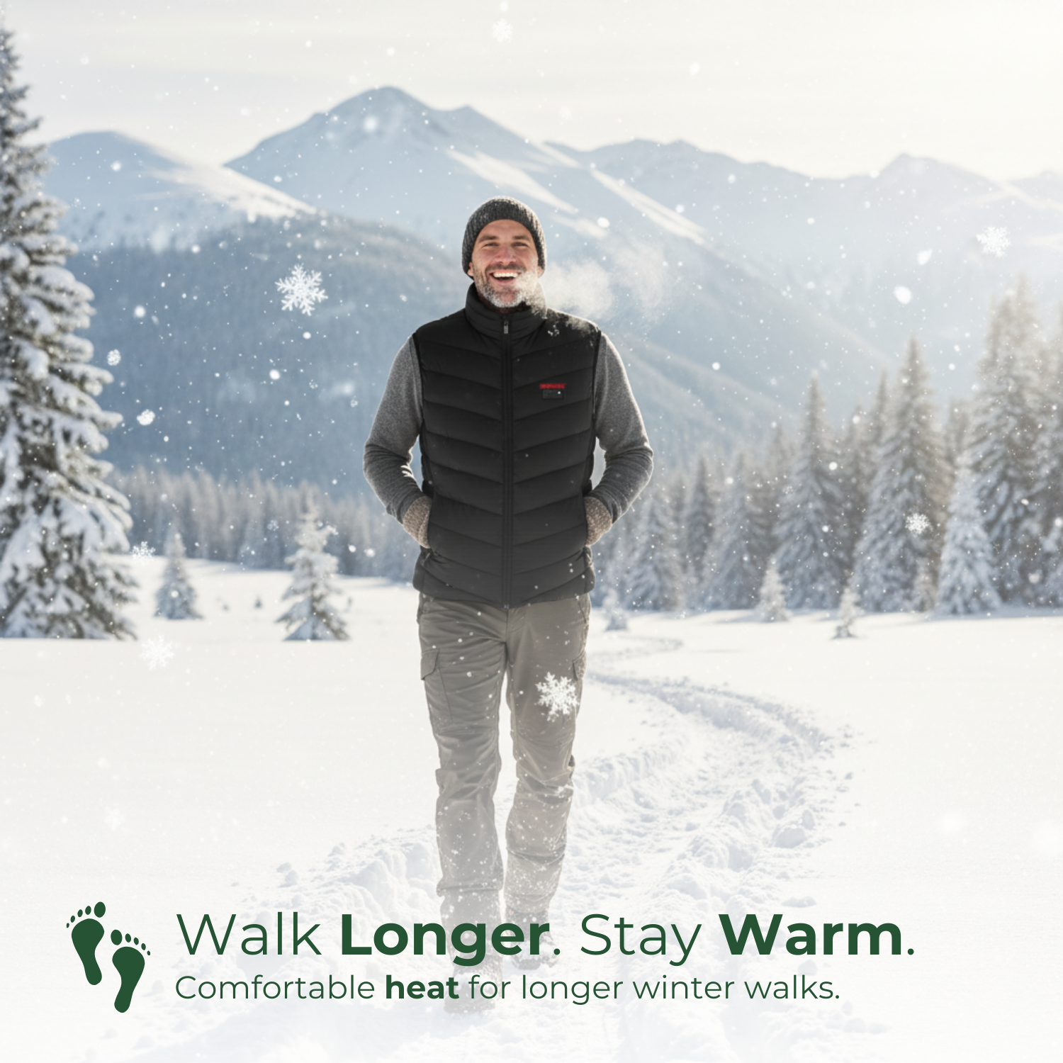 BlazeLayer™ Beheizte Winterweste für Männer