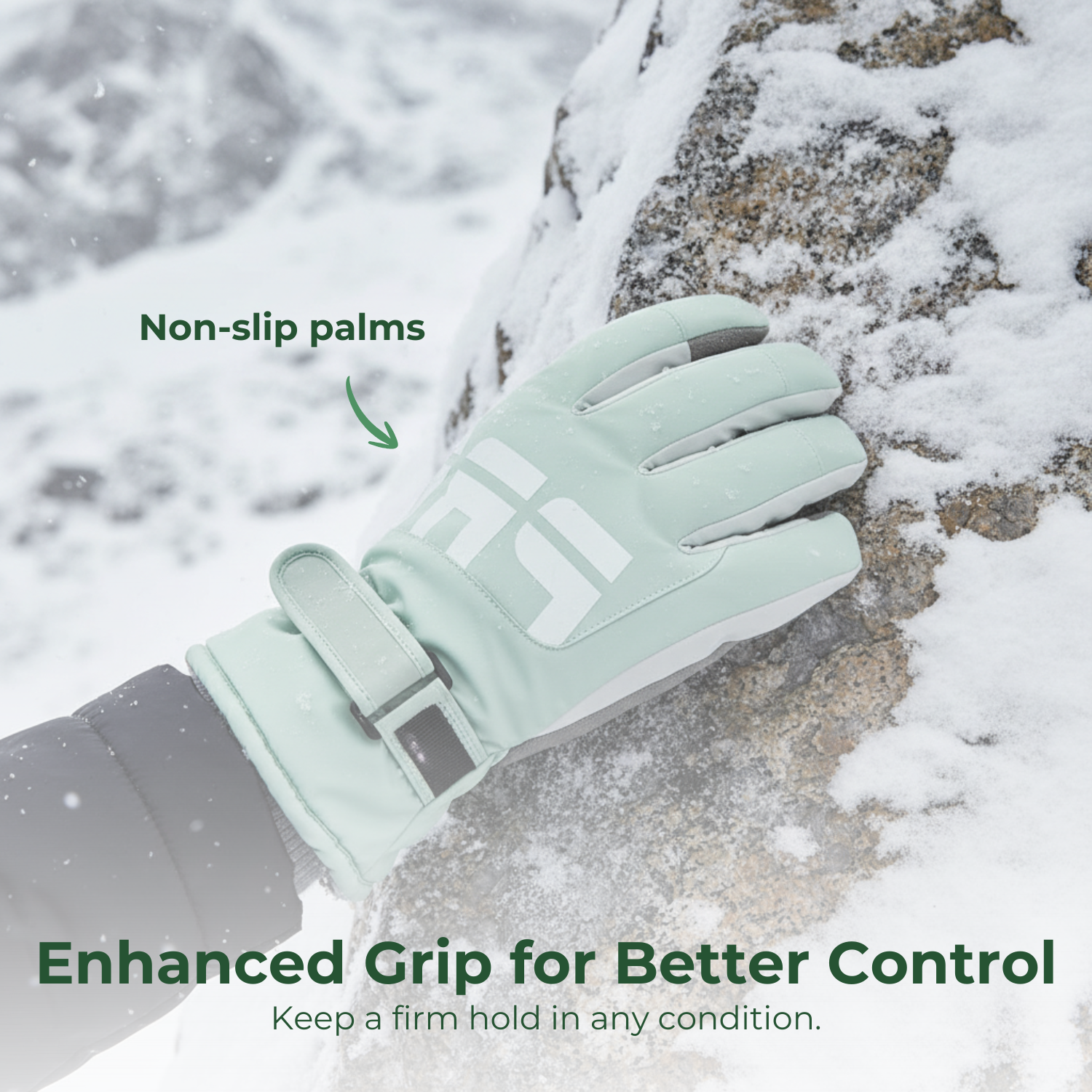 WinterGuard™ Unisex Waterproof Fleece-Lined Winter Gloves
