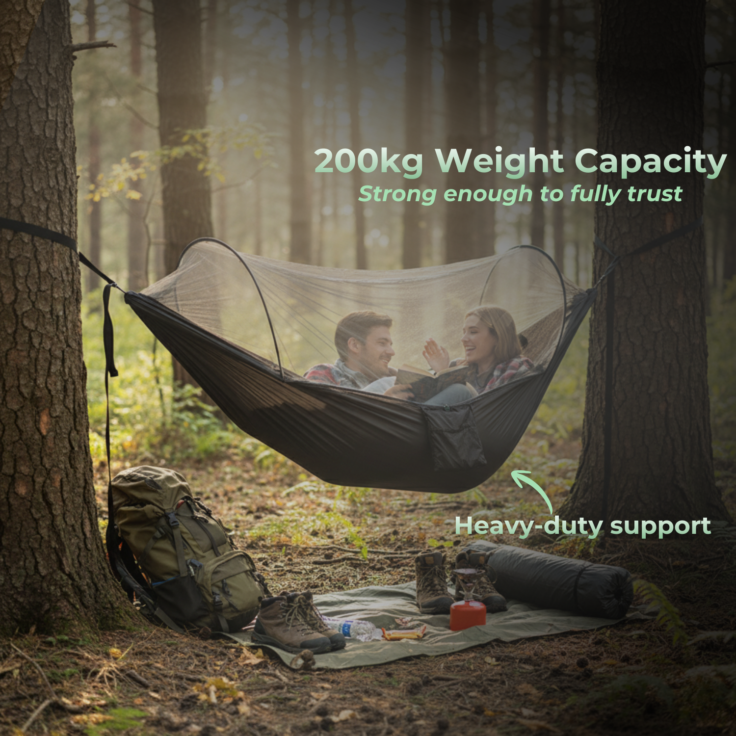 RelaxPro™ Ultimate Zwei-Personen-Hängematte